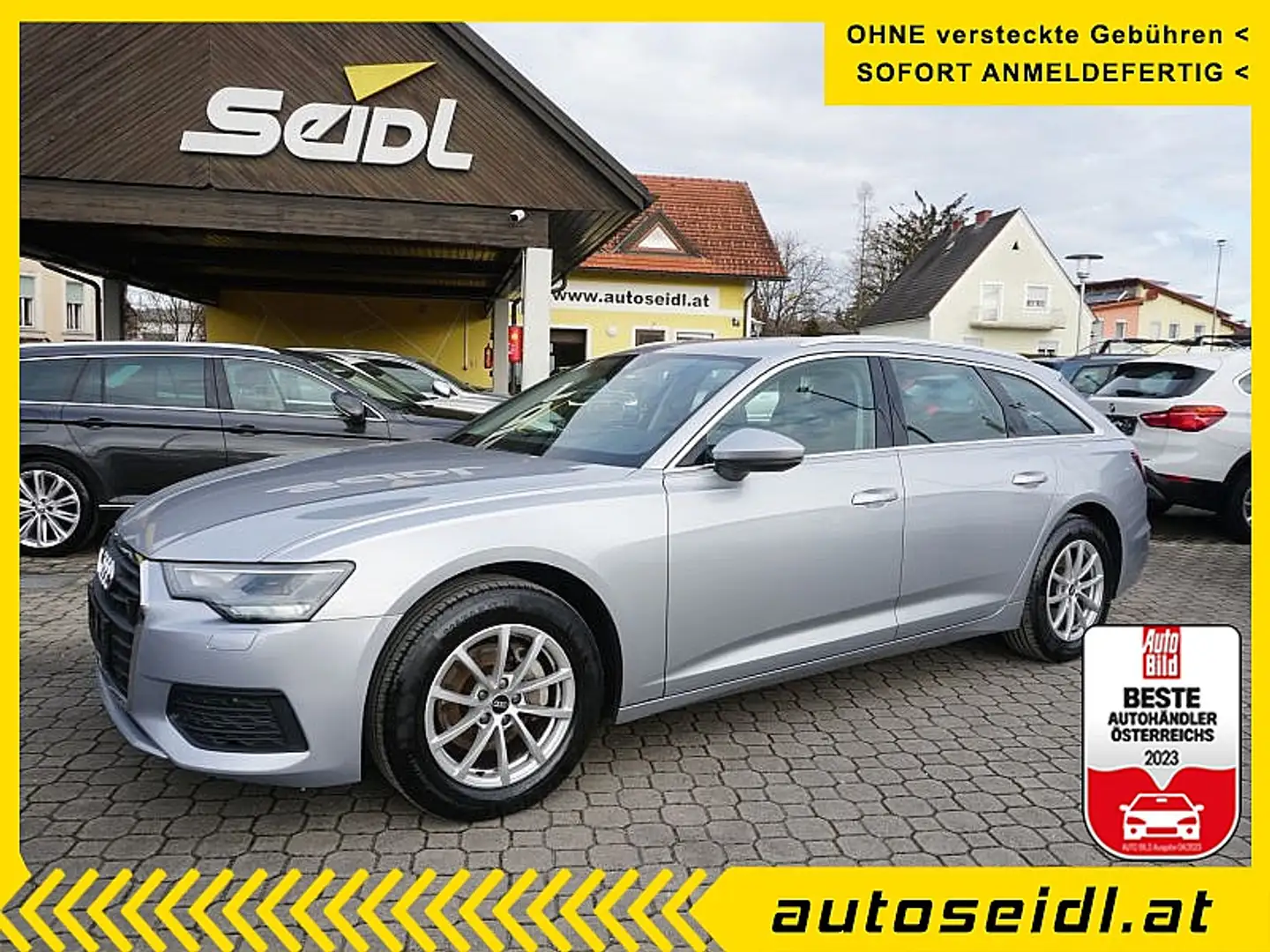 Audi A6 Avant 35 TDI S-tronic *TOPAUSSTATTUNG* Argent - 1