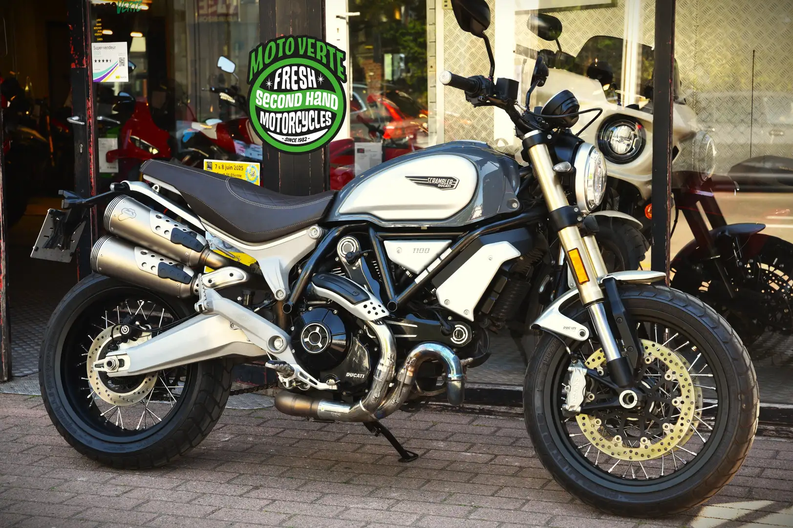 Ducati Scrambler 1100 SPECIAL ***MOTO VERTE*** Gris - 1