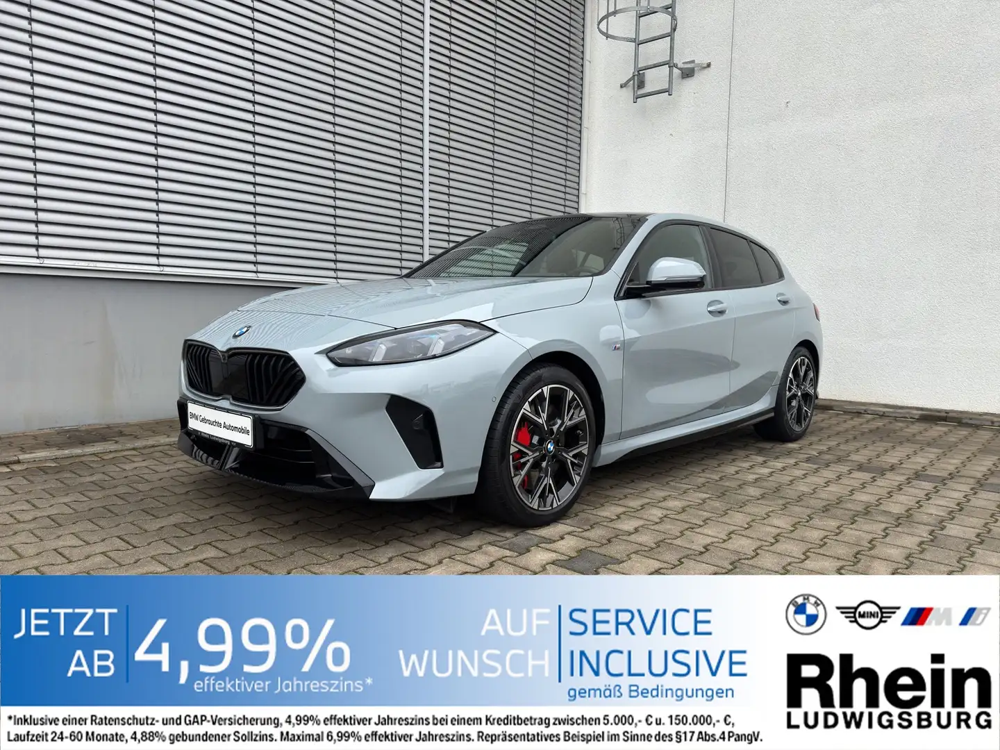 BMW 118 d Limousine Adapt.LED ParkAs+ DrivAs SHZ HUD Grau - 1