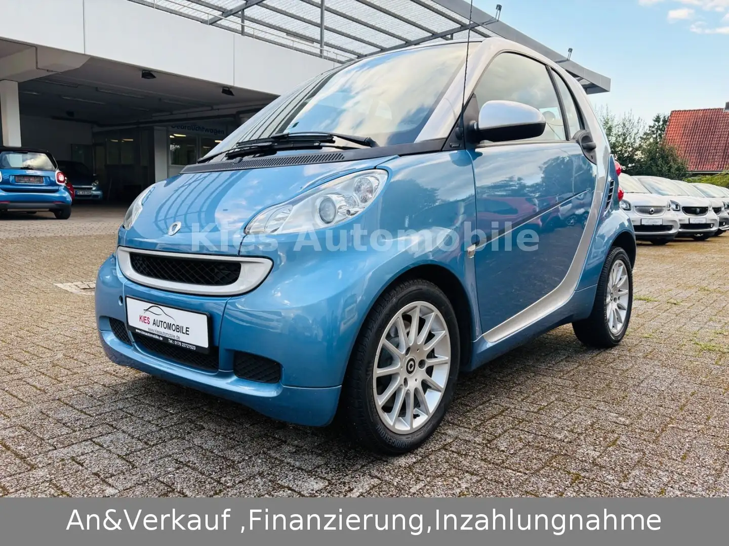 smart forTwo Passion AUTOM/SERVO/SITZH/PANO/KLIMA/2.HA Bleu - 1