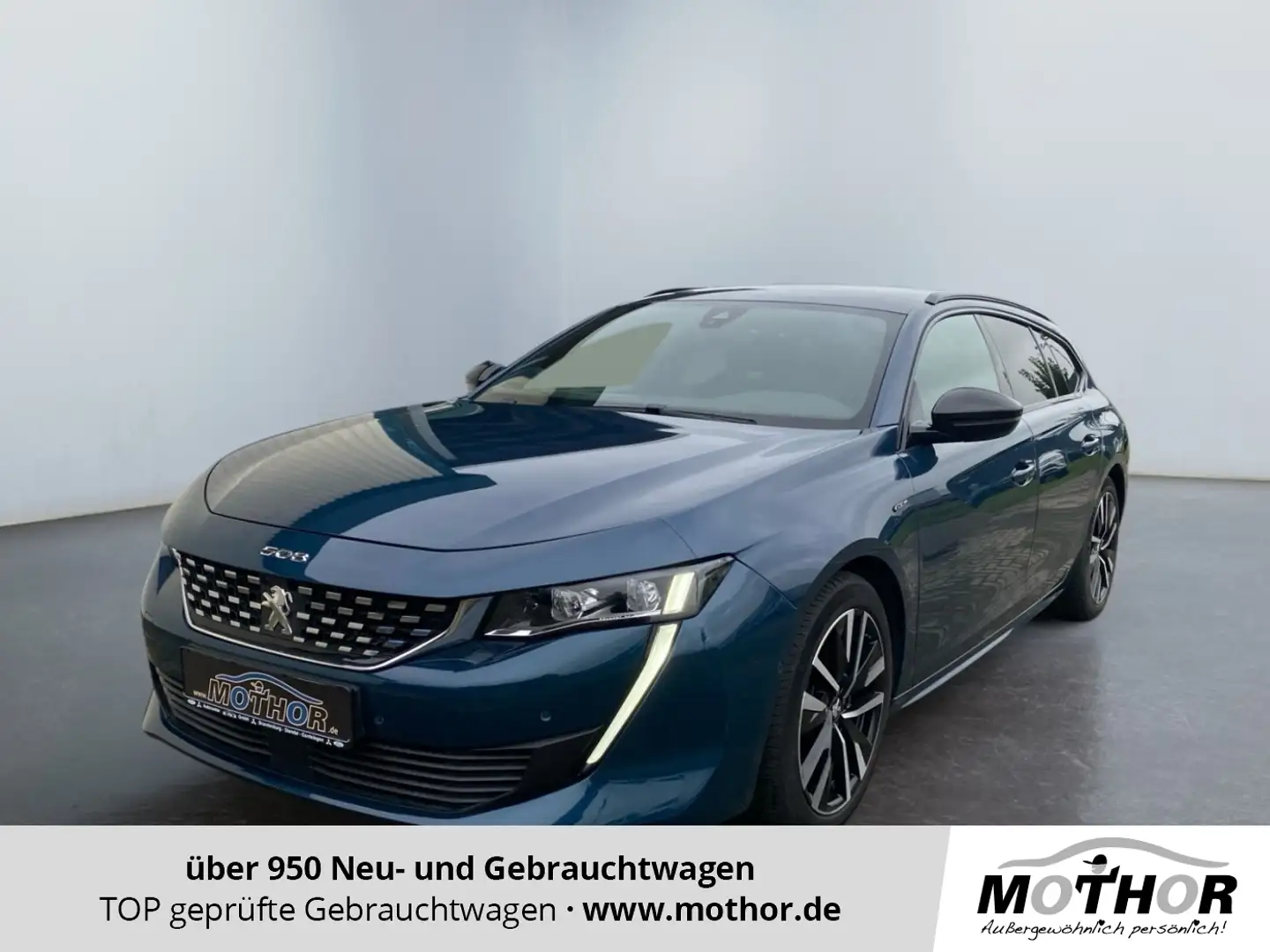 Peugeot 508 GT 2.0 BlueHDi 180 TEMP PDC 2xKlima AHK Bleu - 1