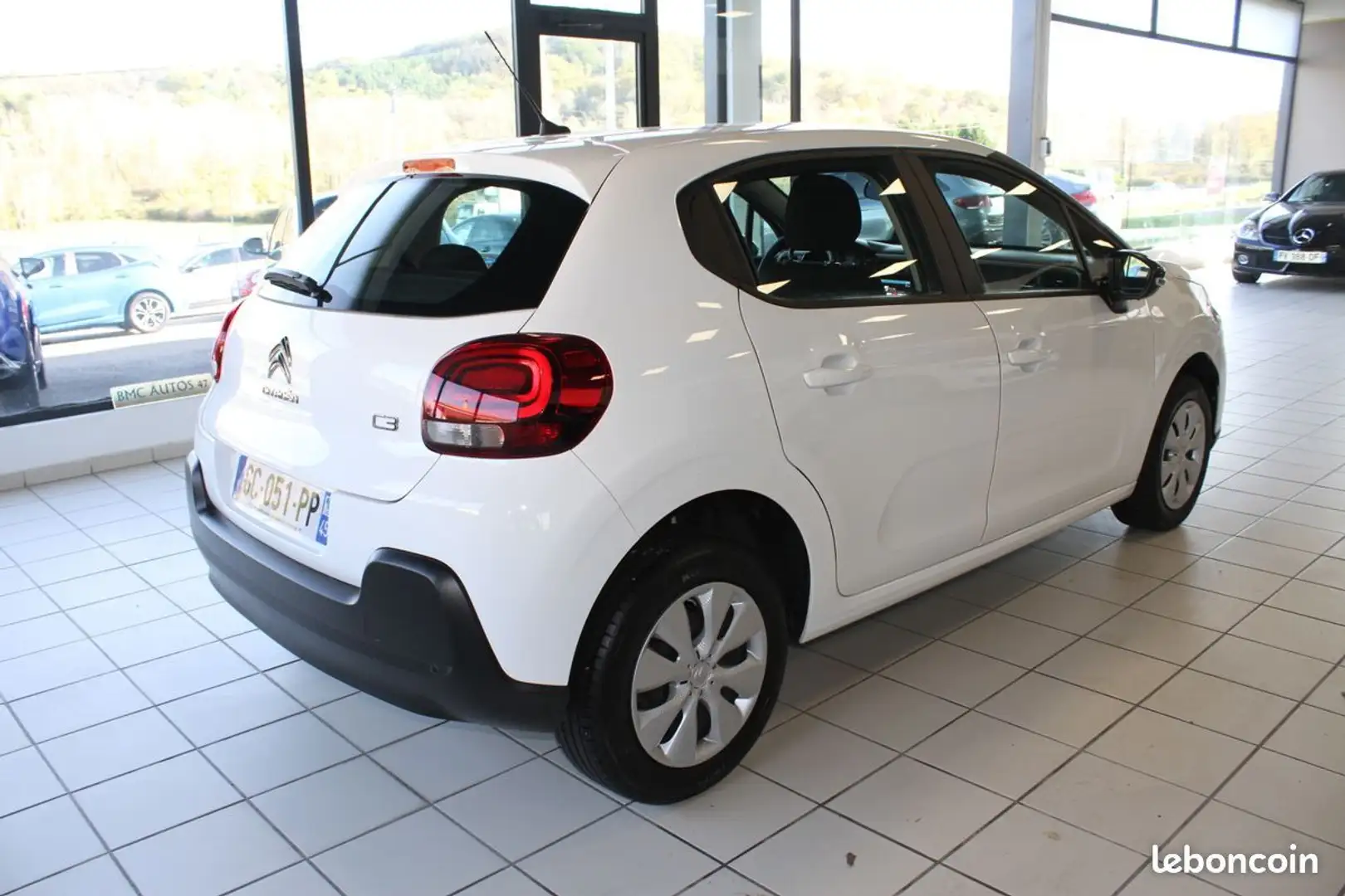 Citroen C3 1.5 BlueHDI 100 ch Feel Business BVM6 (1er Main, garantie 12 Mois) Blanc - 2
