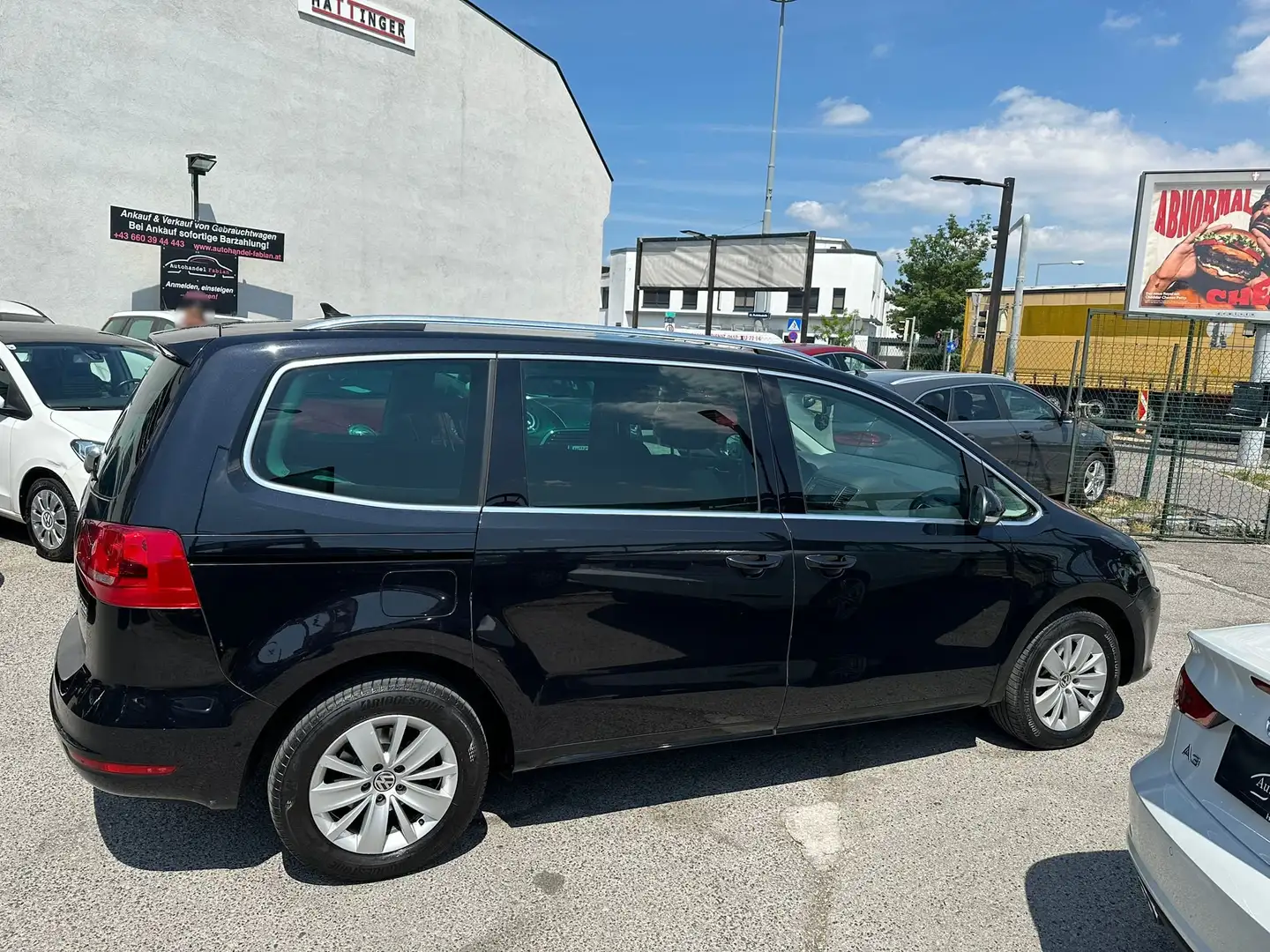 Volkswagen Sharan Comfortline 2,0 TDI DSG Pickerl 7/25 superAusstatt Noir - 2