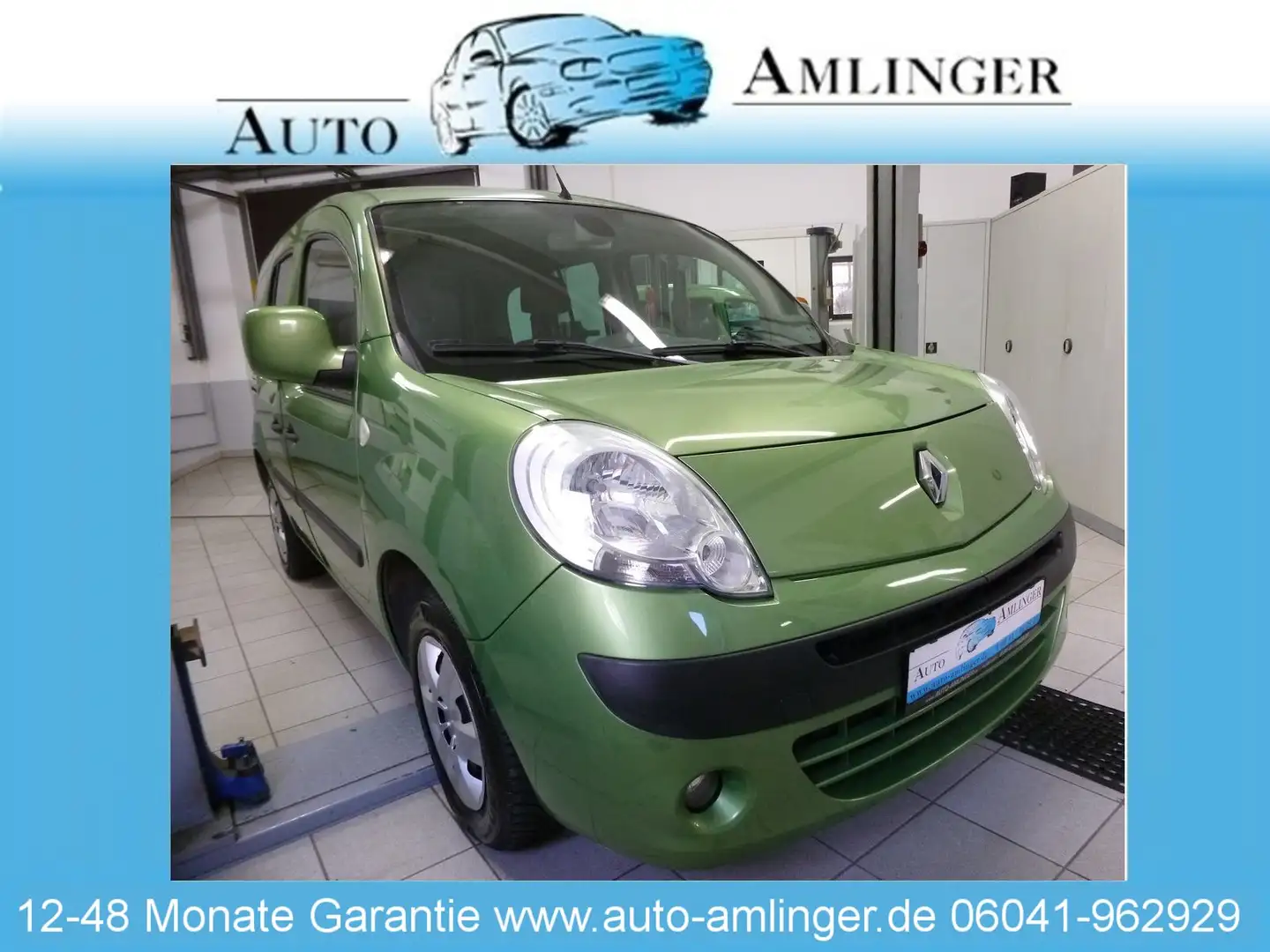 Renault Kangoo Privilege2.Hand Scheckheft 24 Mo.Garantie Grün - 1