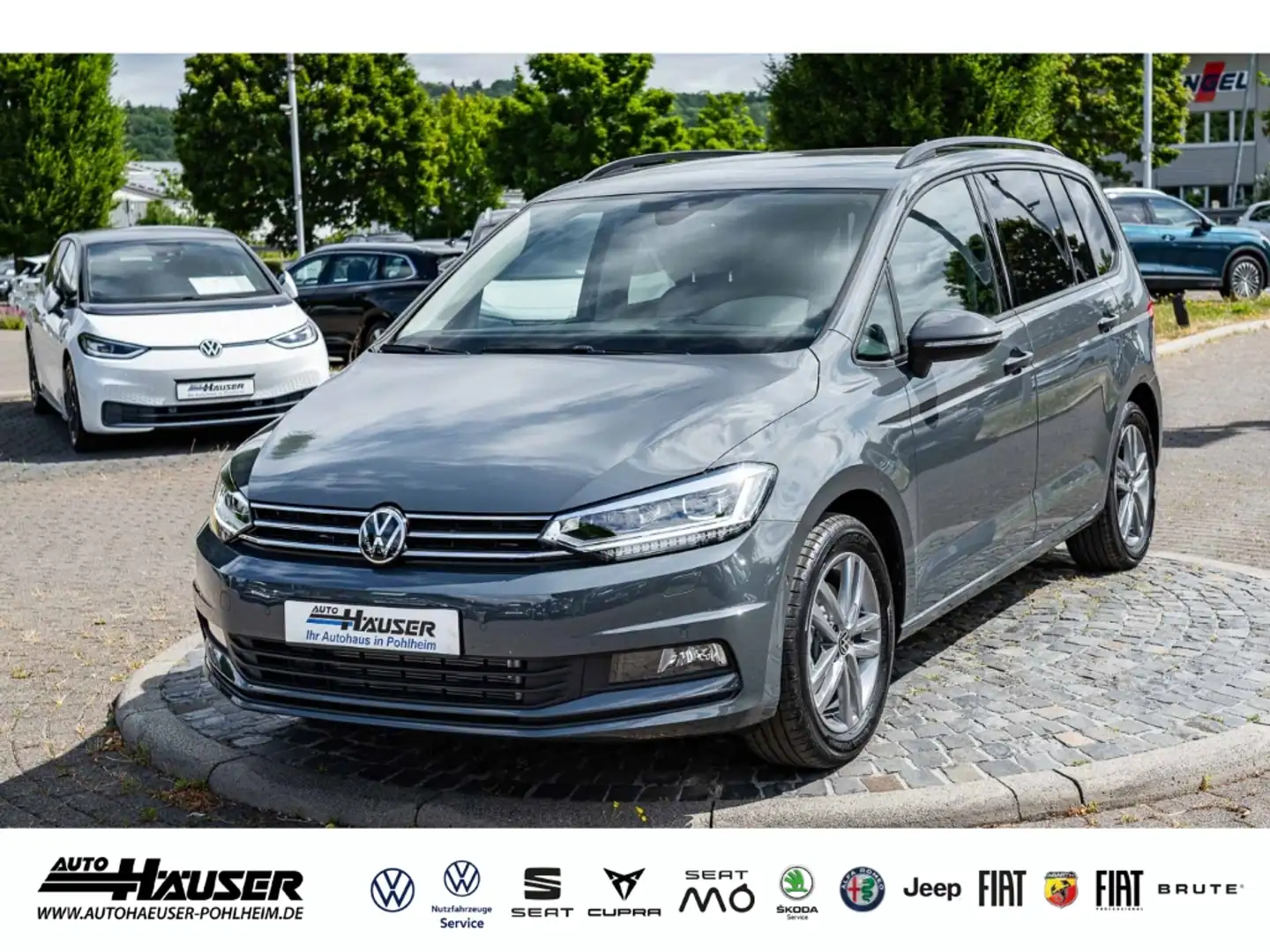 Volkswagen Touran Comfortline 1.5 TSI DSG 7-SITZER AHK EL. HECKKL. N Gris - 1