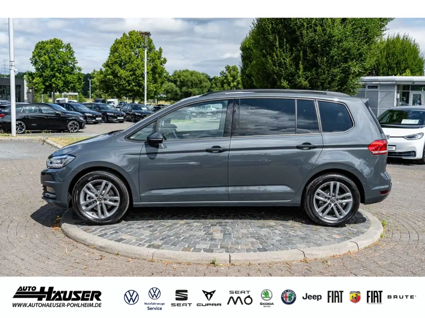 Volkswagen Touran Comfortline 1.5 TSI DSG 7-SITZER AHK EL. HECKKL. N Gris - 2