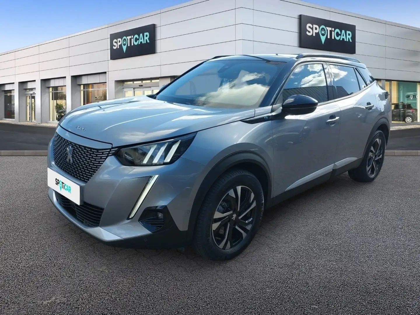 Peugeot e-2008 GT 136 Keyless/ Shzg Silber - 1