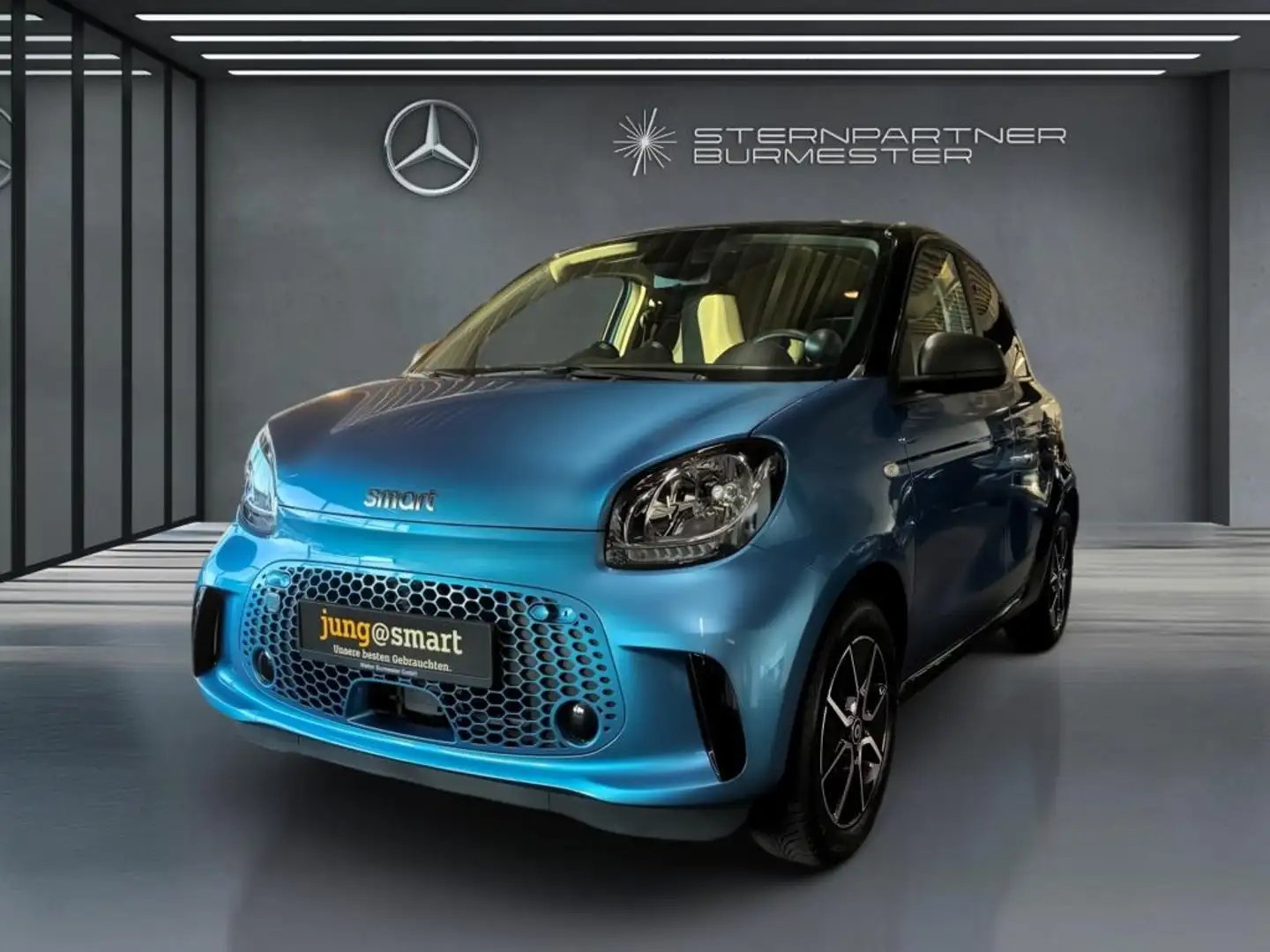 smart forFour EQ  Passion+22kw-Bordl.+SHZ+Tempomat+Klima Blau - 1