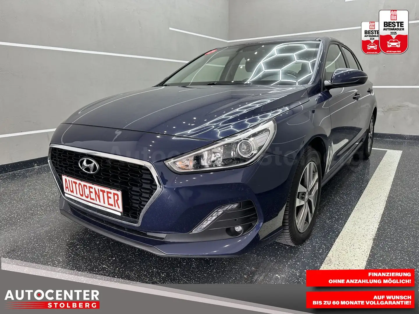 Hyundai i30 Trend "1 HAND-SITZH-KLIMA-MULTI-PDC-ALU" Blau - 1