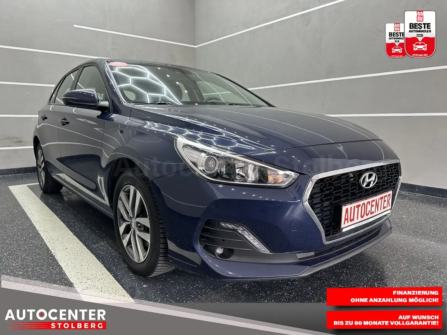 Hyundai i30 Trend "1 HAND-SITZH-KLIMA-MULTI-PDC-ALU" Blau - 2