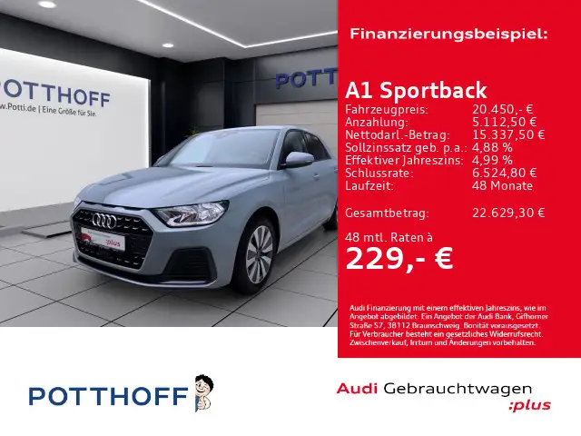 Audi A1 30 TFSI ADVANCED SITZHZG KLIMA PDC