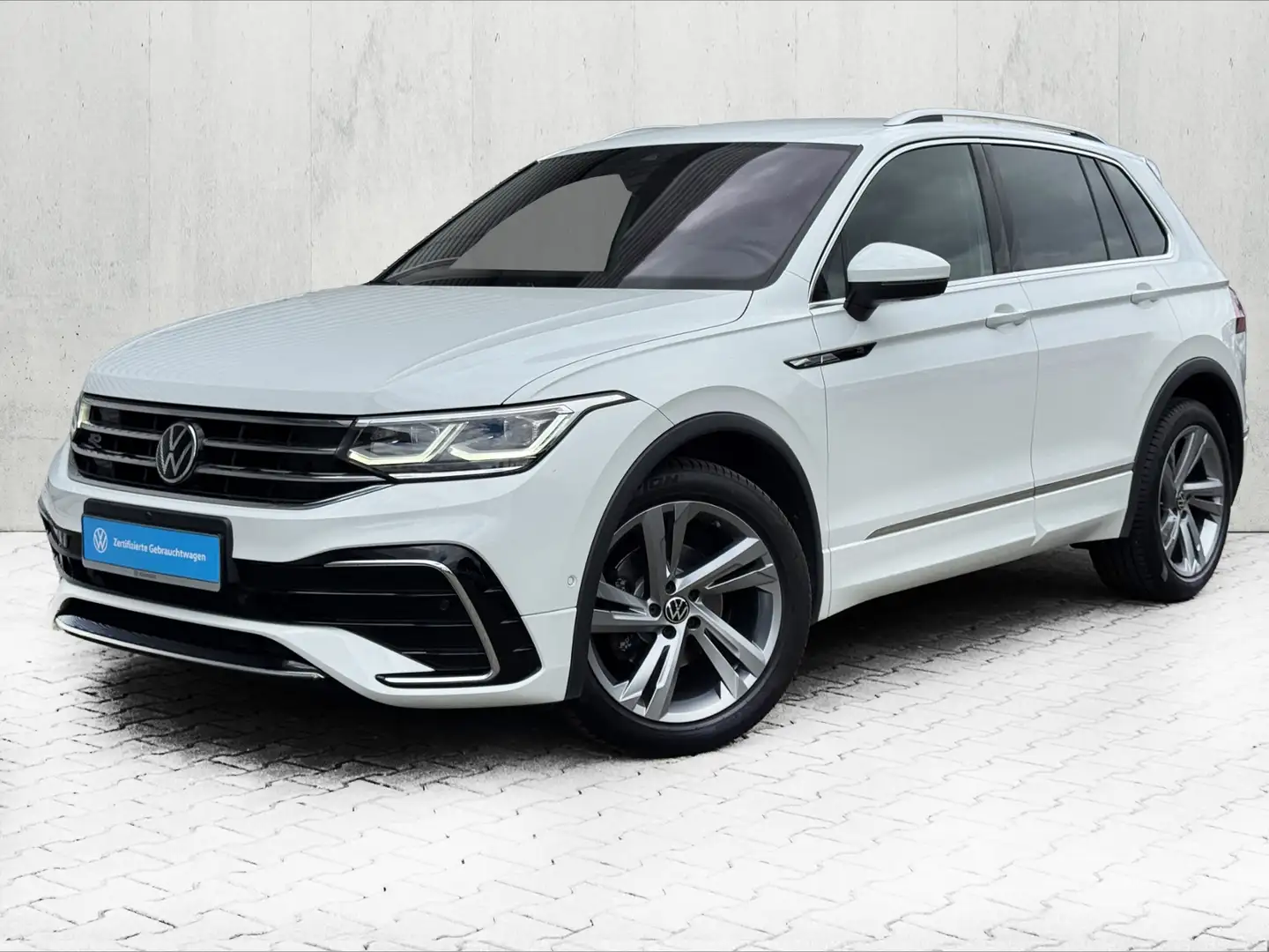 Volkswagen Tiguan 2.0 TDI DSG R-LINE *MATRIX*NAVI*STDHZG* Weiß - 2