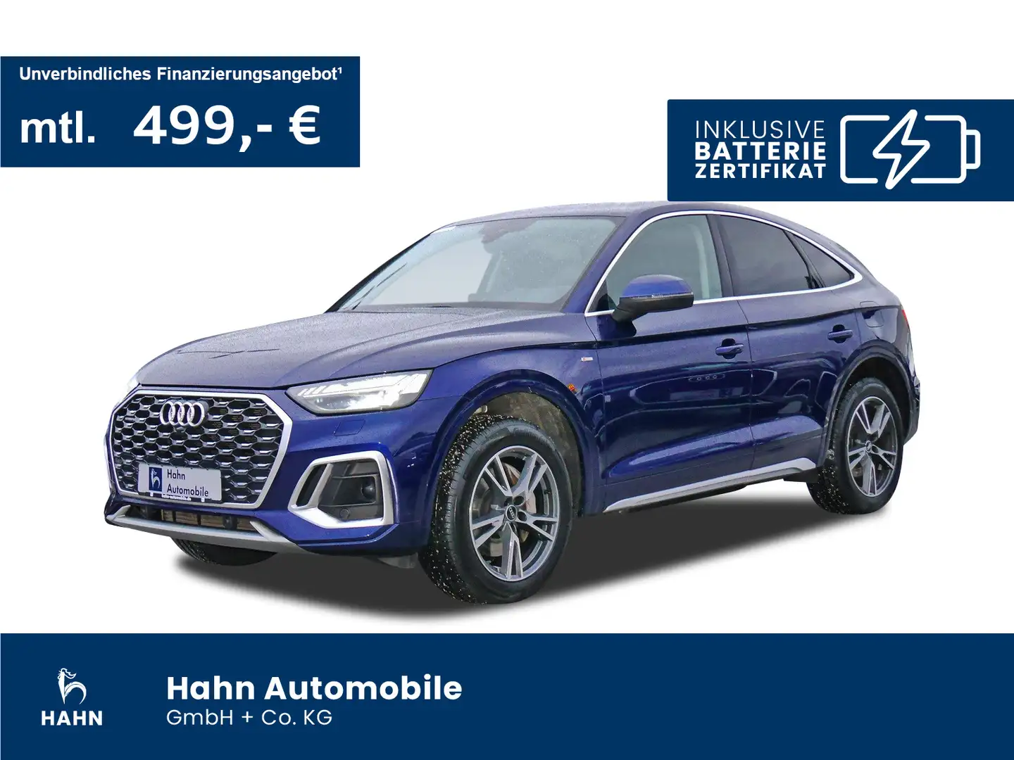 Audi Q5 55TFSIe quattro S-line Matrix B&O C Blue - 1