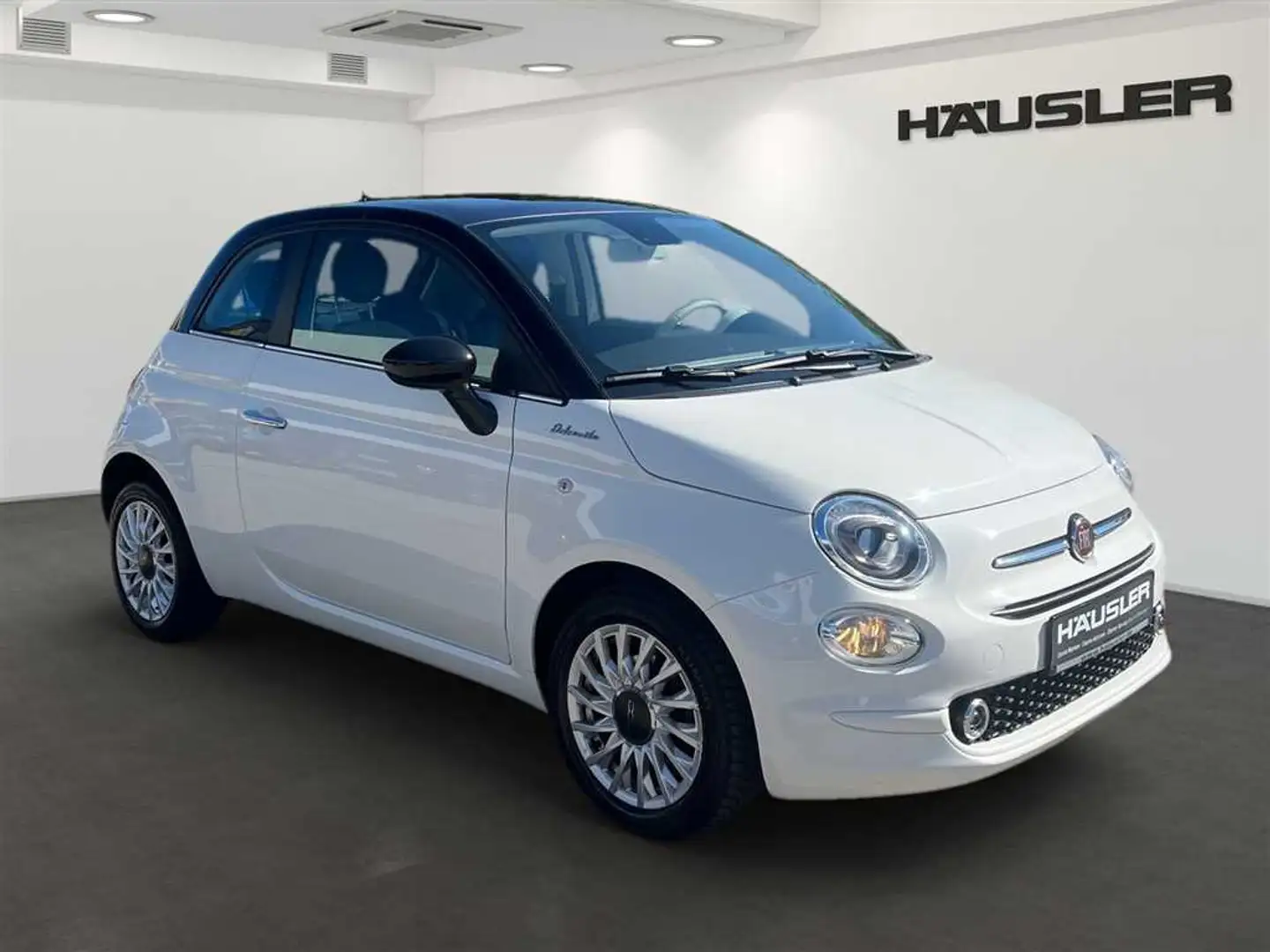 Fiat 500 1.0 GSE Hyb. Dolcevita mit Klima*Bluetooth*Lederau Wit - 2
