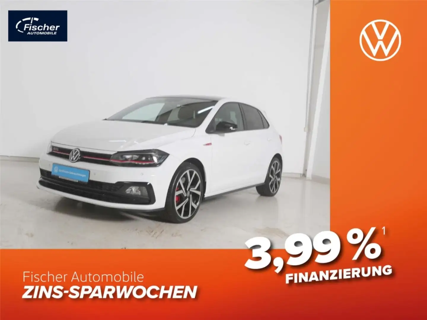 Volkswagen Polo GTI 2.0 TSI DSG NAV/LED/ACC/SH/Klima/18'' Weiß - 1