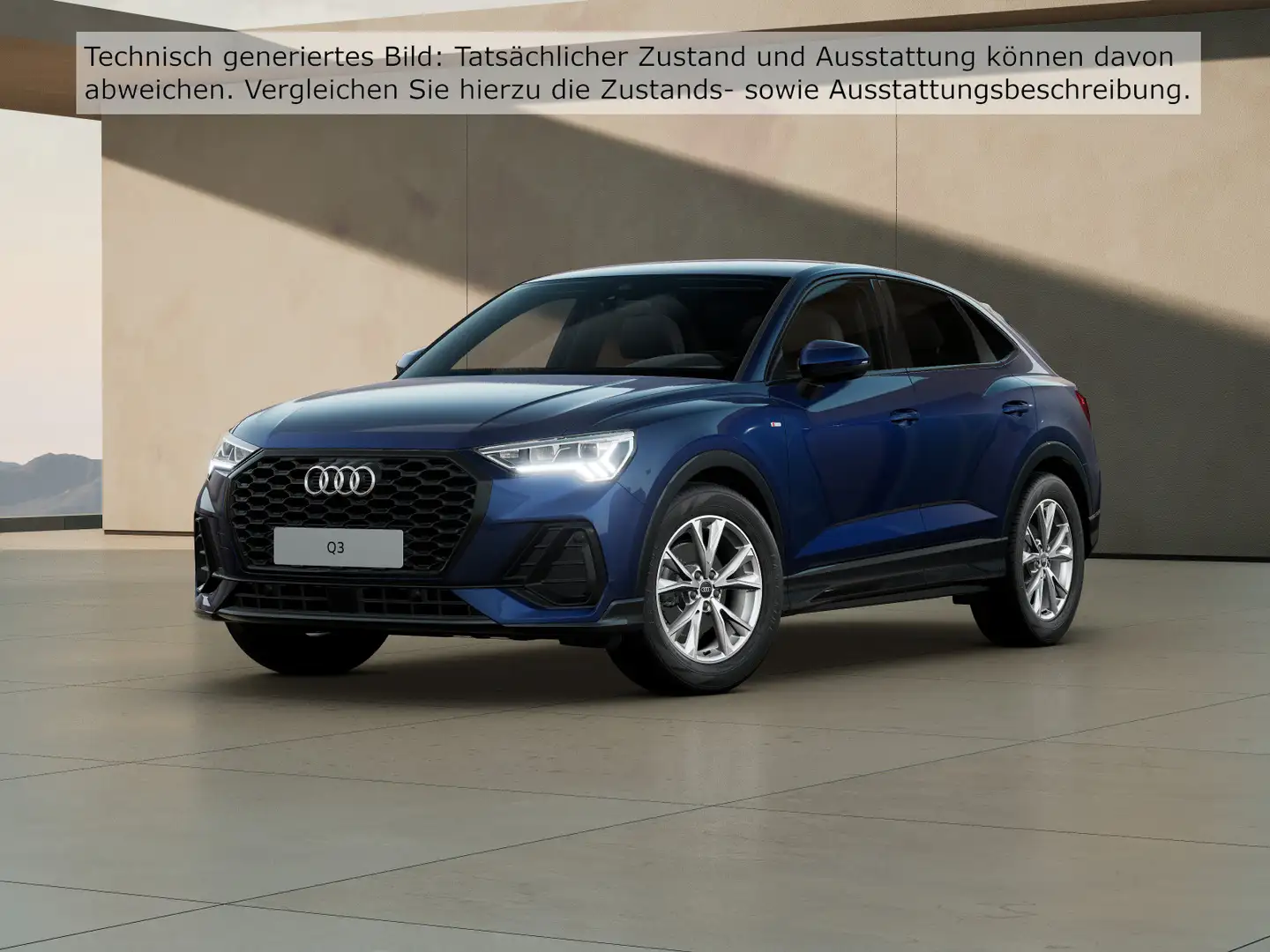 Audi Q3 S line 35 TFSI Kamera AHK Memory LE Blau - 2