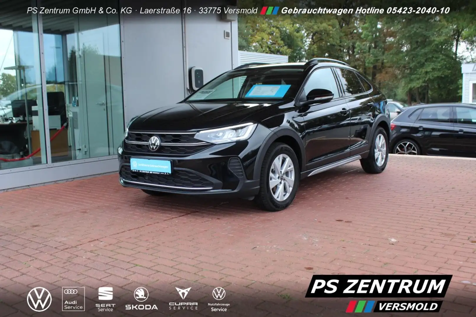 Volkswagen Taigo 1.0 TSI Life GJR SHZ LED DAB Bluetooth Navi Schwarz - 2