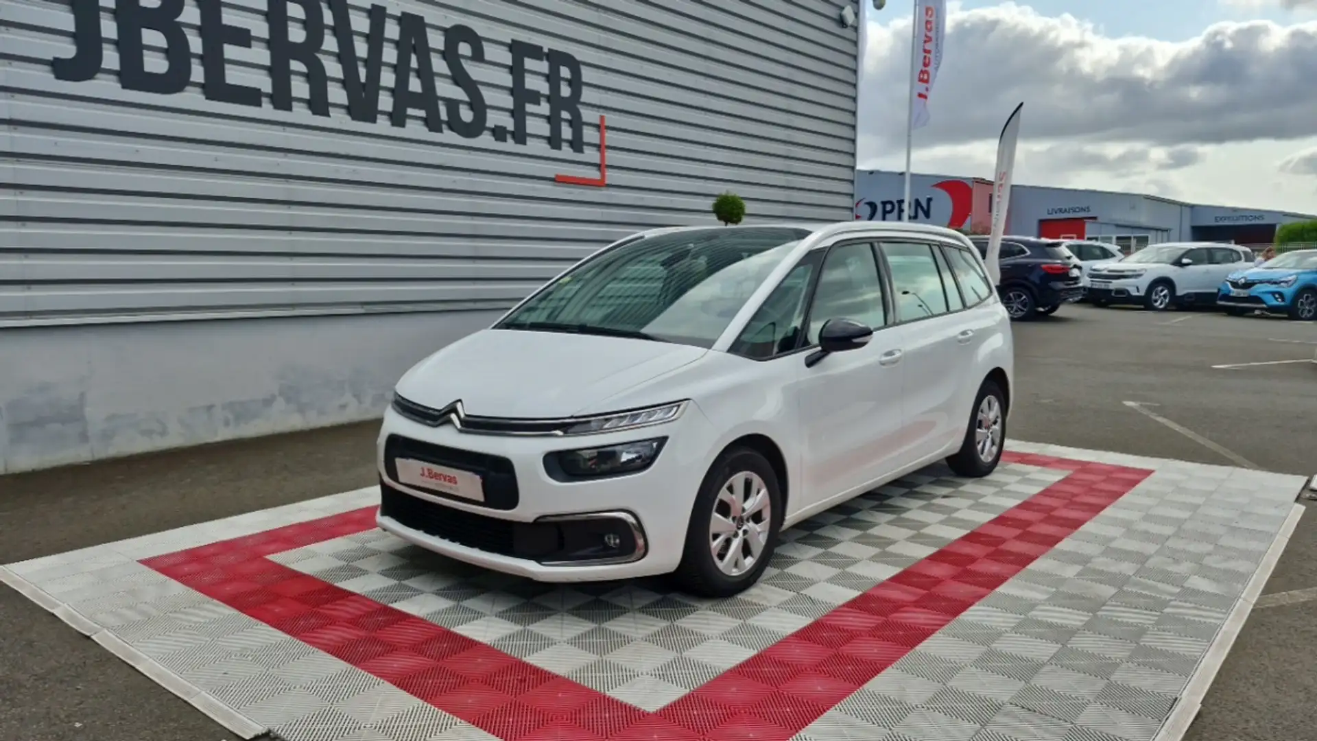 Citroen Grand C4 SpaceTourer BLUEHDI 130 SS BVM6 FEEL Blanc - 2