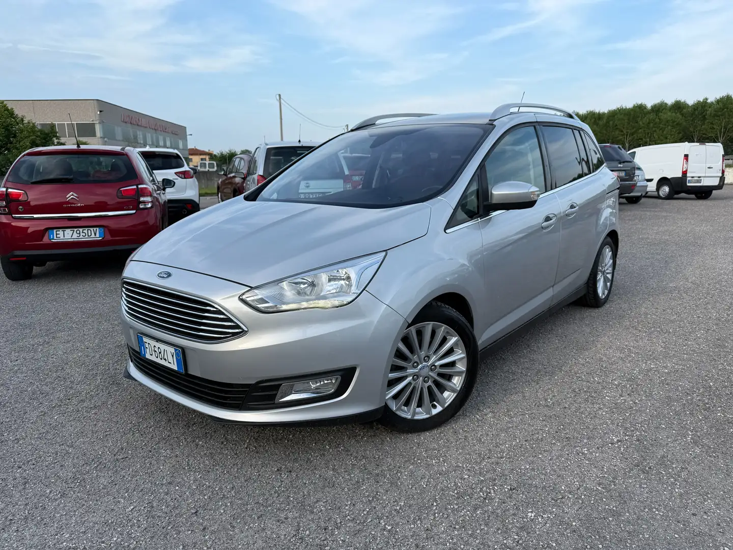 Ford C-Max Grand C-Max 1.5 tdci 6 Posti Solo Km 109.300!!! Argent - 1