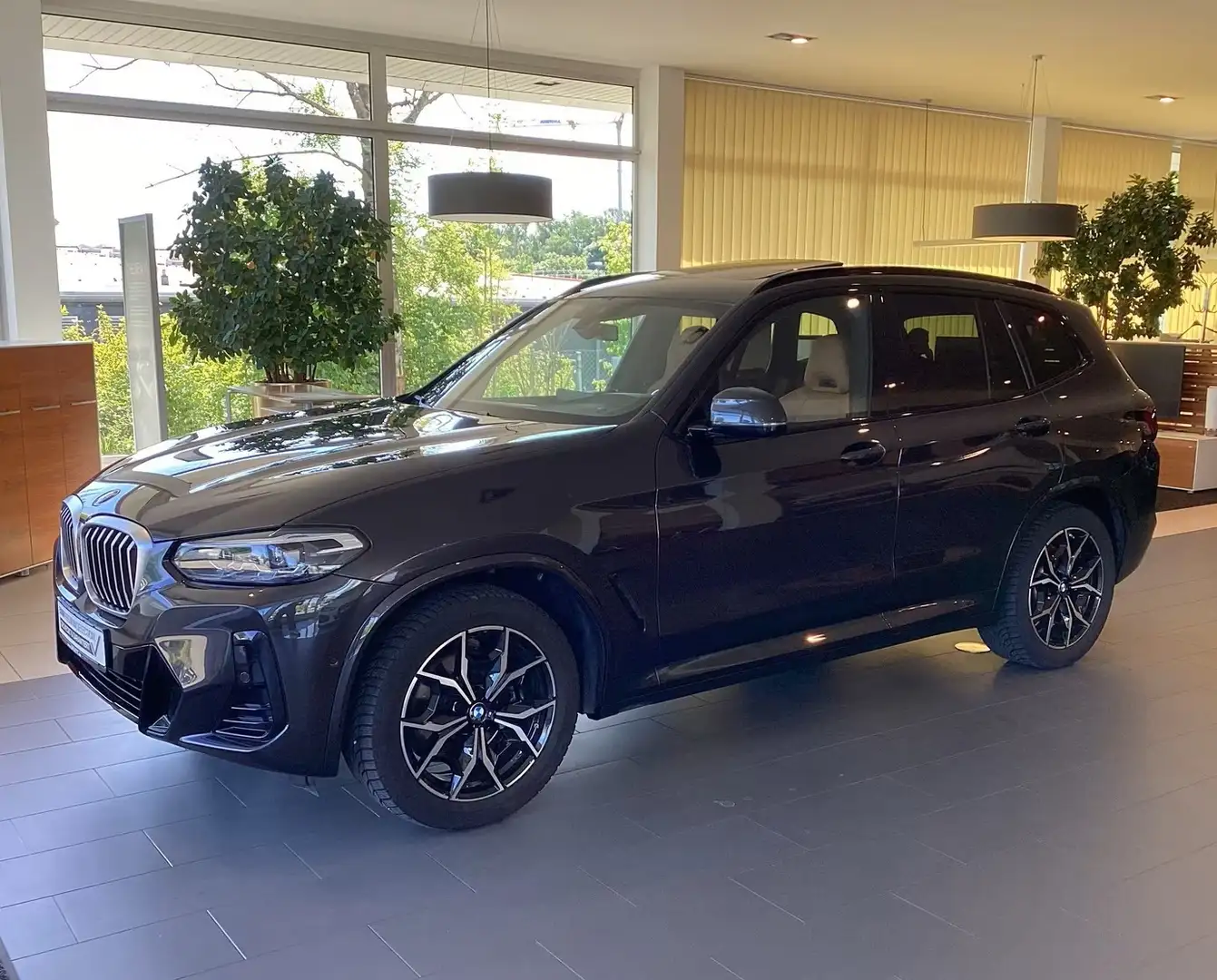 BMW X3 xDrive 20d 190ch BVA8 M Sport Gris - 1