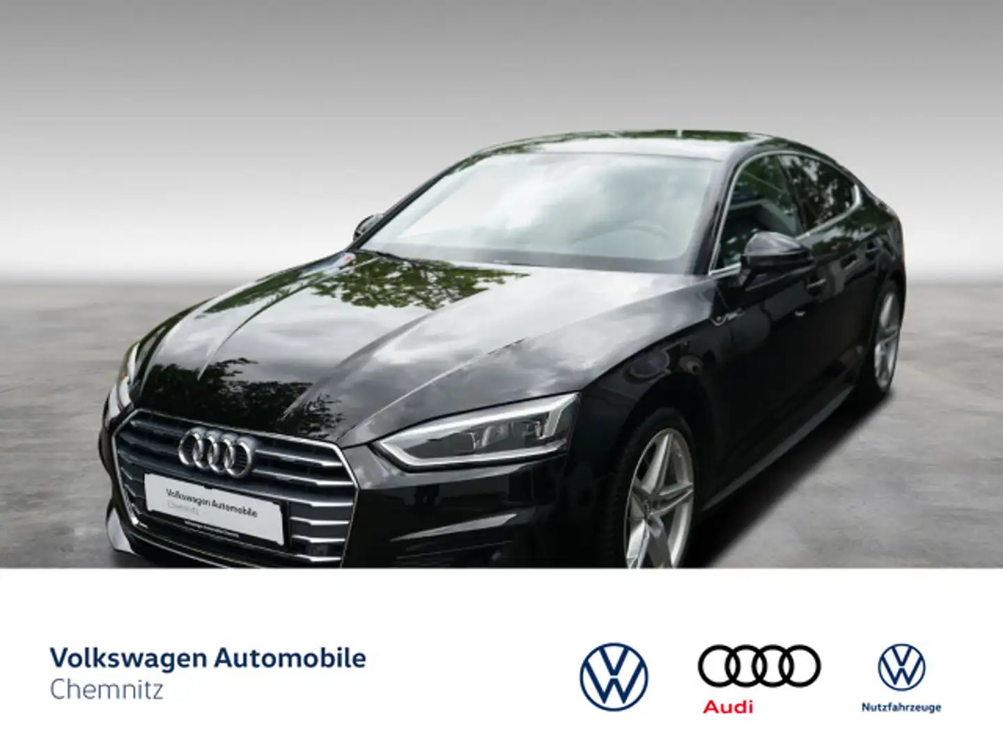 Audi A5 40 TDI sport Navi AHK CarPlay LED Schwarz - 1