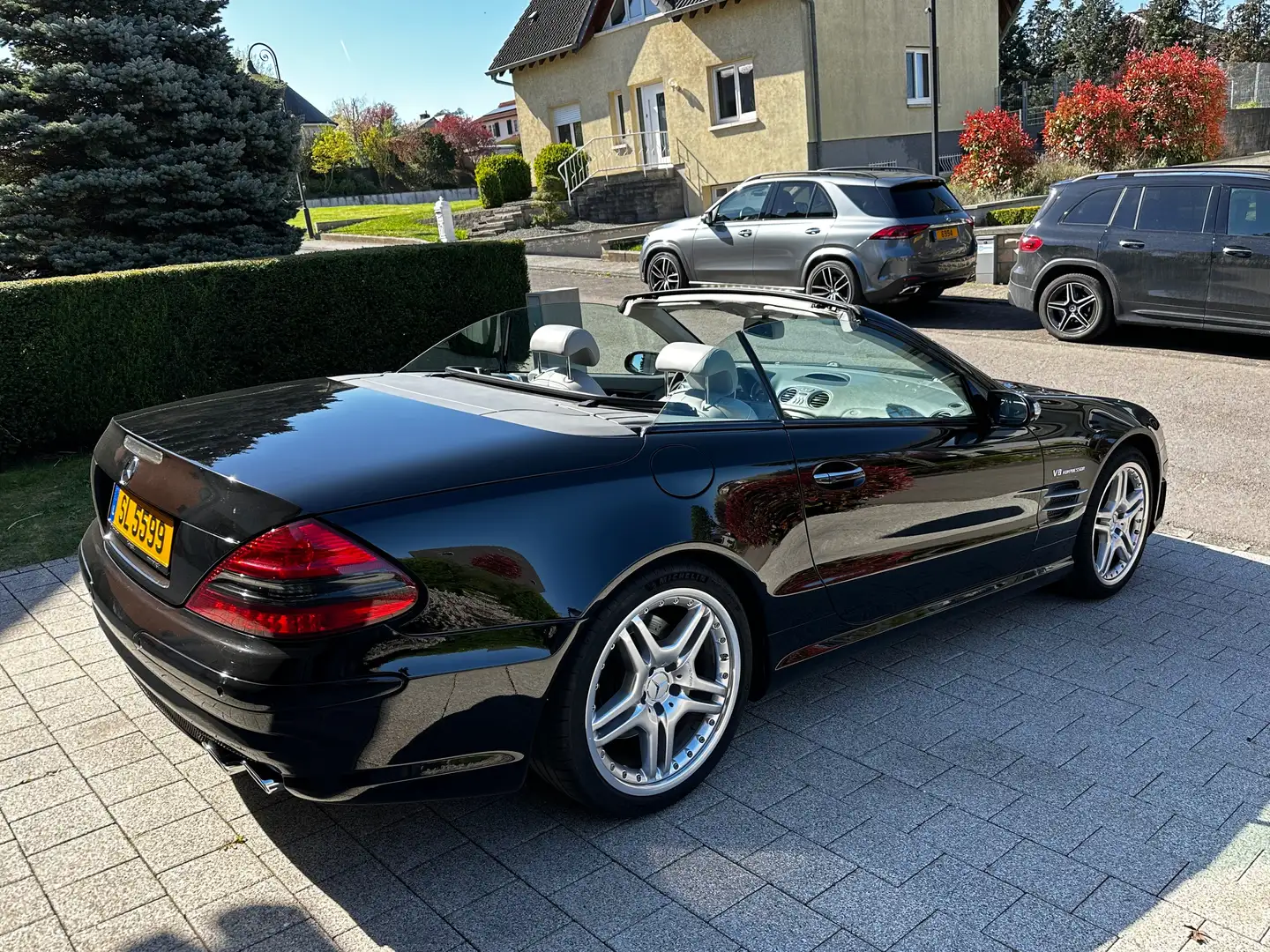 Mercedes-Benz SL 55 AMG MoPf1, Performance Pack P30, CH-Auto, Top gepflegt Black - 1