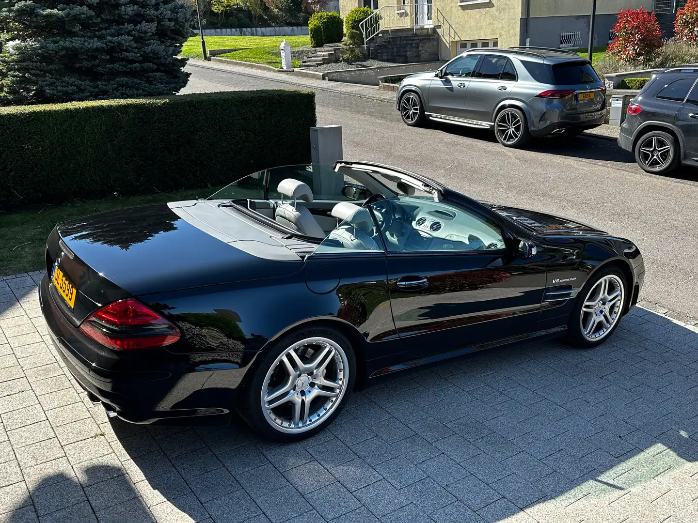 Mercedes-Benz SL 55 AMG MoPf1, Performance Pack P30, CH-Auto, Top gepflegt Black - 2