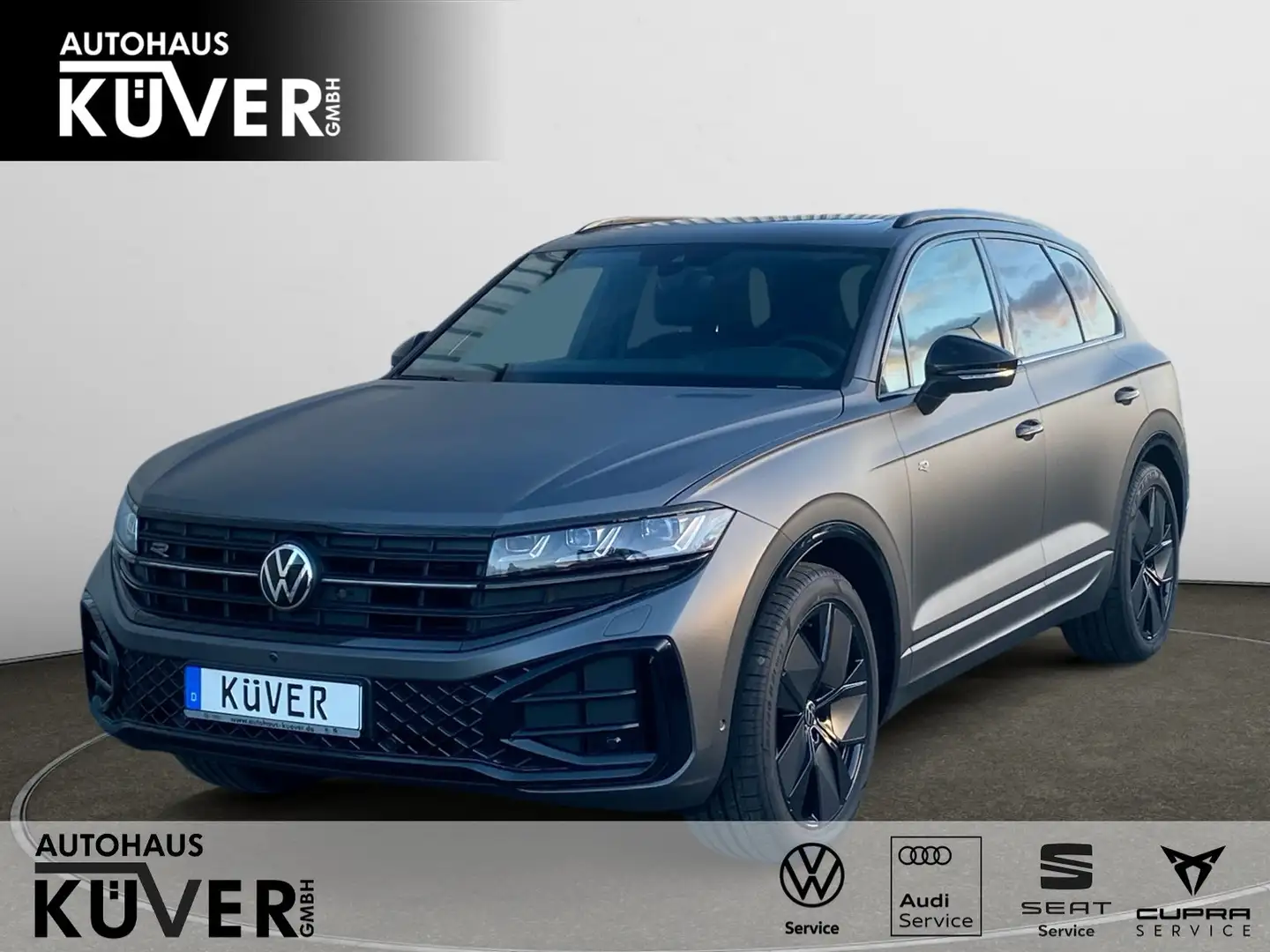 Volkswagen Touareg R-Line 3.0 TDI DSG 4M+Pano+IQ+AHK+Navi Šedá - 1