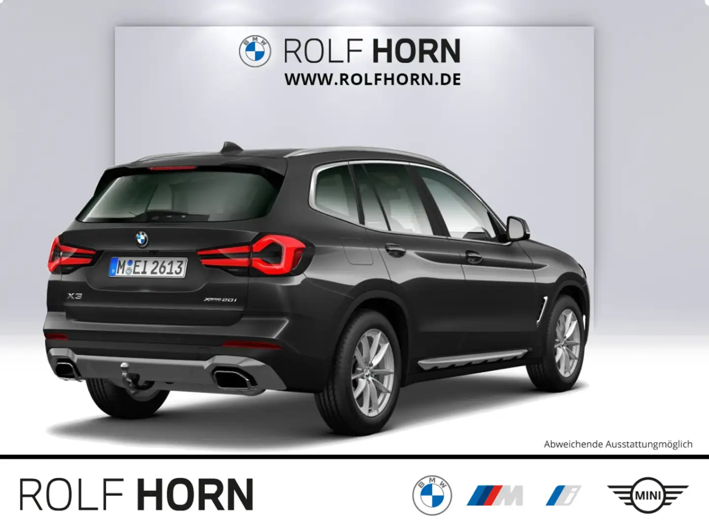 BMW X3 xDrive20i Autom Navi AHK HiFi SHZ Klima RFK Grigio - 2