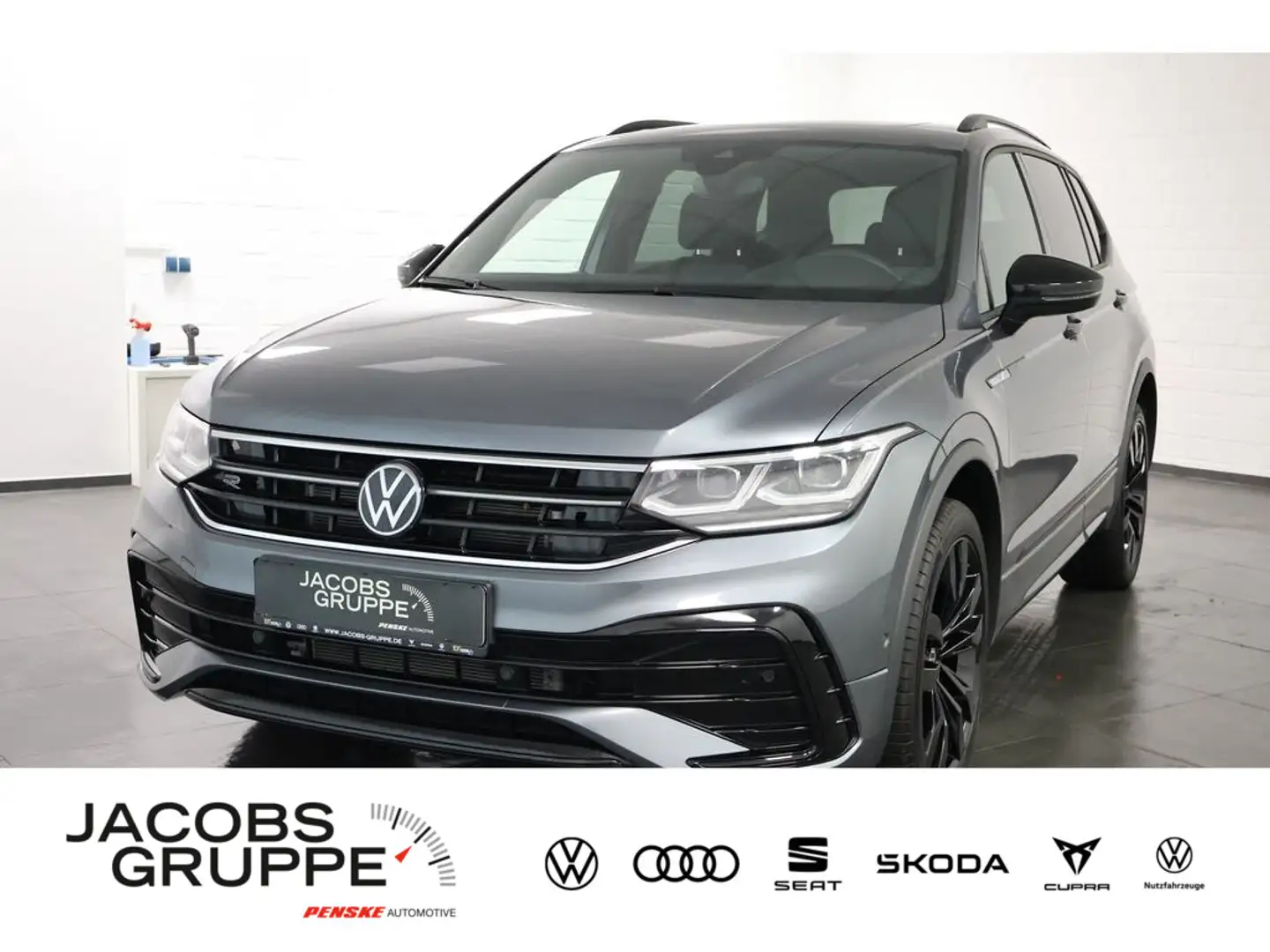 Volkswagen Tiguan Allspace 2.0 TDI 4M R-Line "Black Style" Grau - 2