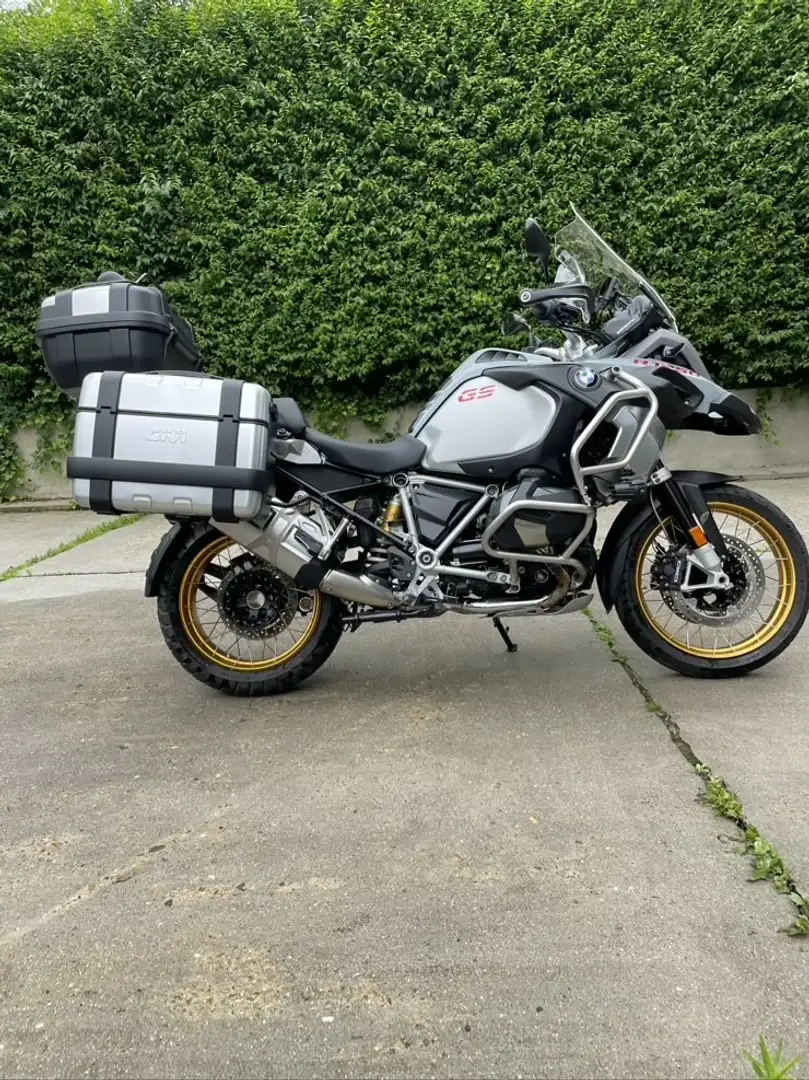 BMW R 1250 GS Adventure ice grey suspension basse/ verlaag 10.000km Grijs - 1