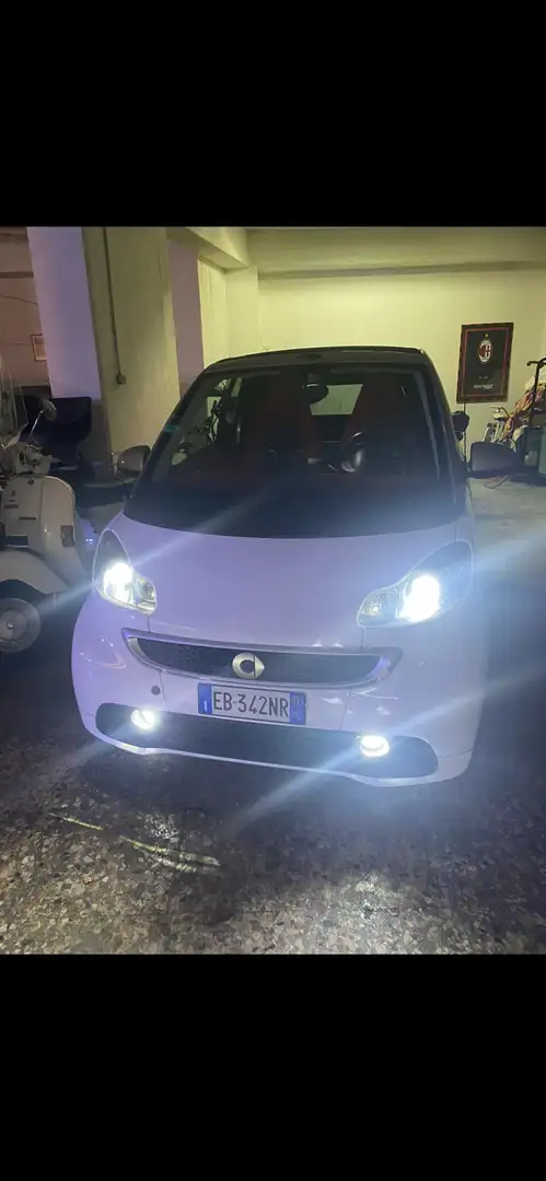 smart forTwo Fortwo Cabrio 1.0 mhd Passion 71cv Bianco - 1