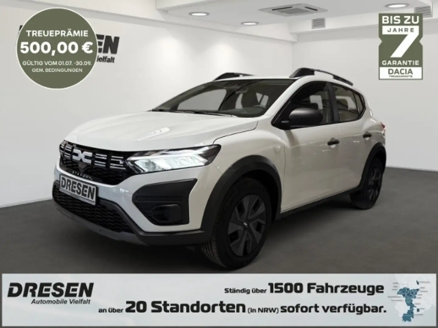 Dacia Sandero Stepway Essential TCe90 *Klima*Multimedia*Tempopil White - 1