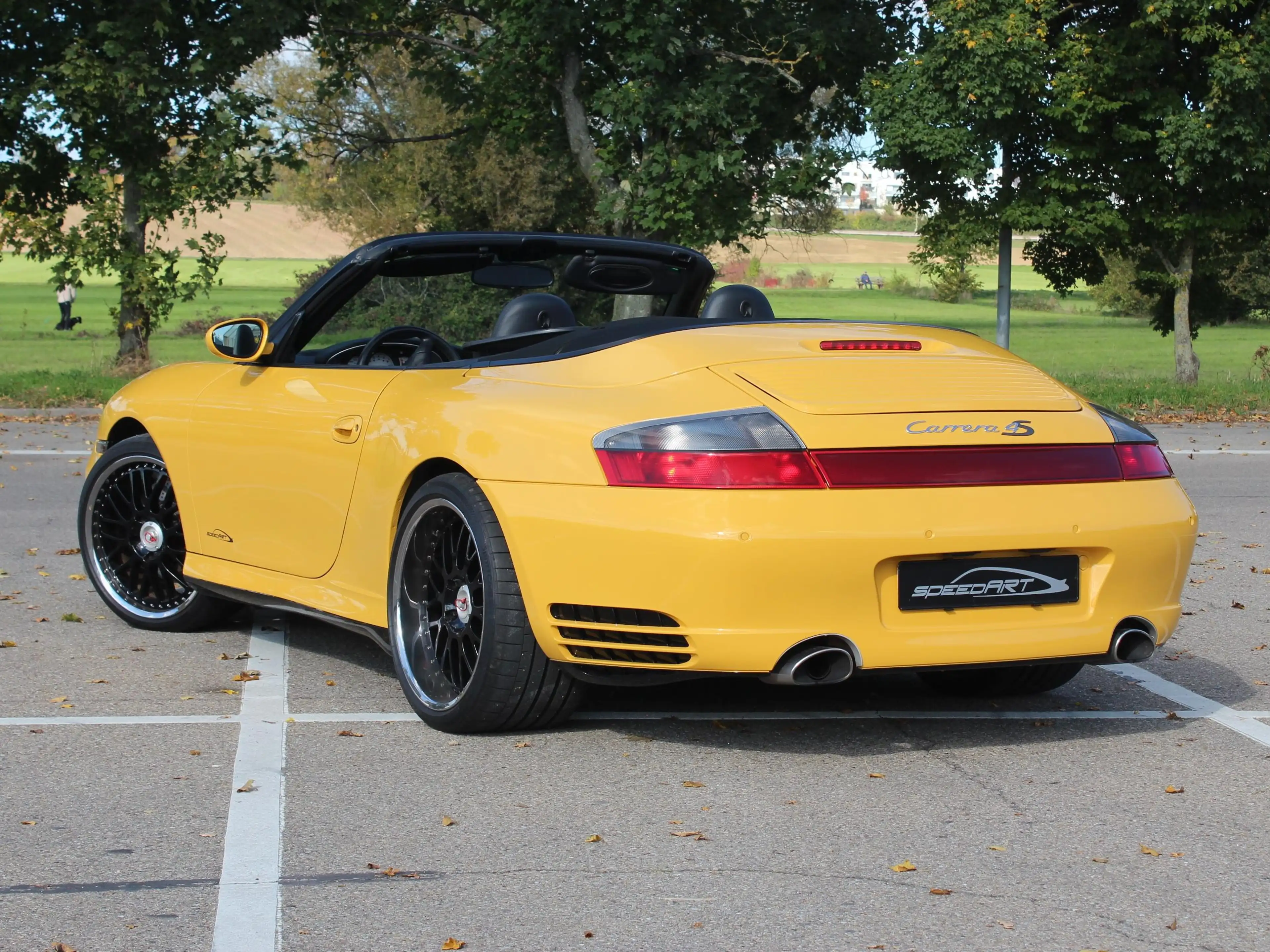 Porsche 996 C4S Cabrio: orig. speedgelb,19",Klappe,top Zustand — photo 5