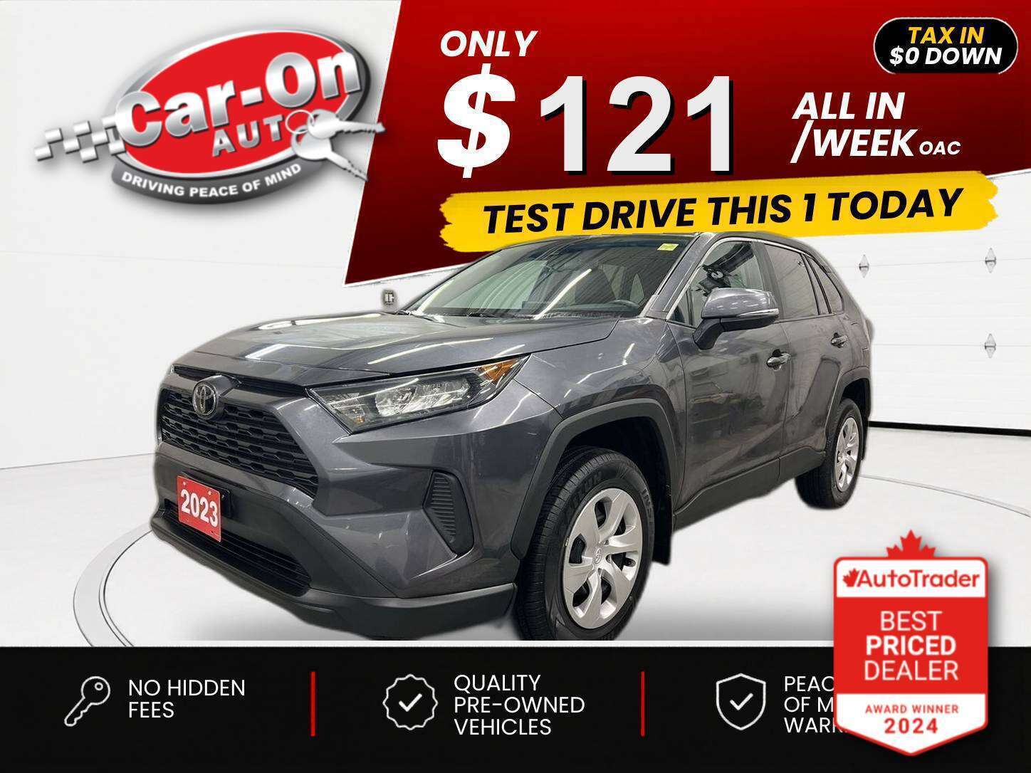 Gray 2023 Toyota RAV4 SUV / Crossover All-Wheel Drive Automatic