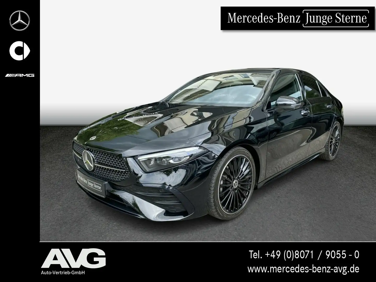 Mercedes-Benz A 200 A 200 d Limo AMG-Premium Pano Night 19" 360° LED Schwarz - 1