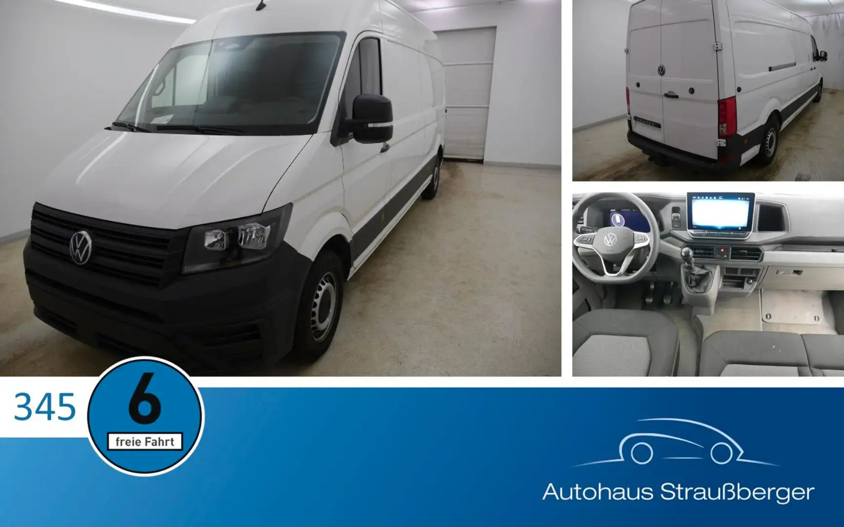 Volkswagen Crafter Kasten 35 LRH KLIMA 270°-Türen RFK PDC Weiß - 1