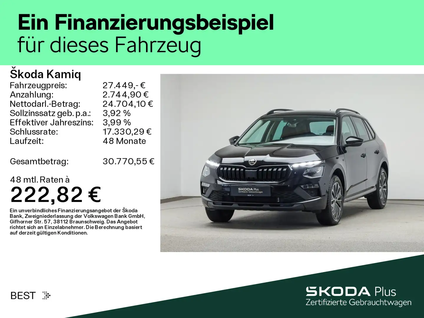 Skoda Kamiq 1.5 TSI DSG TOUR*MATRIX*KAMERA*SHZ*NAVI*KL Schwarz - 2