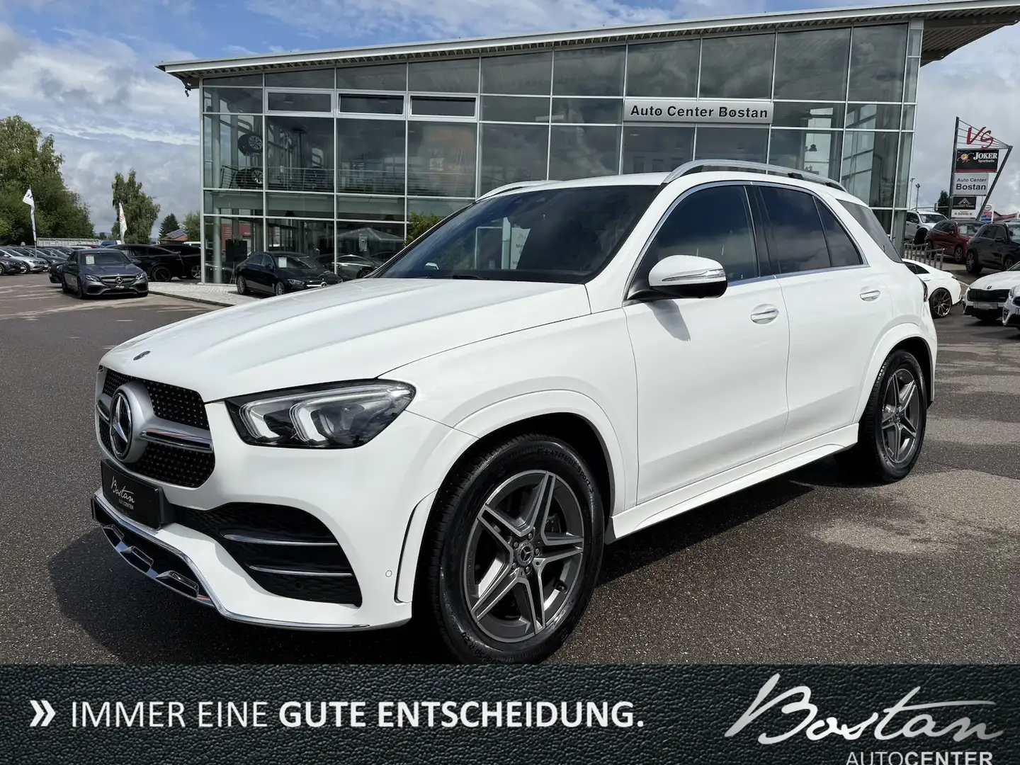 Mercedes-Benz GLE 450 AMG/LUFT/HEAD UP/MEMORY/360°/DAB/1.HAND Blanc - 1