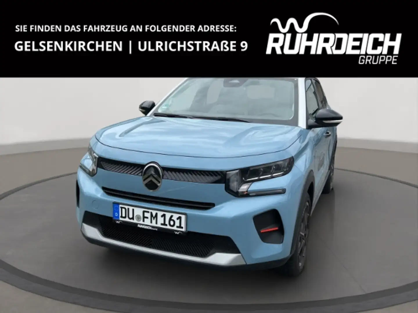 Citroen C3 PT 100 Max HUD 3D Navi PDC+Kamera DAB+ Alufelgen d Blauw - 1