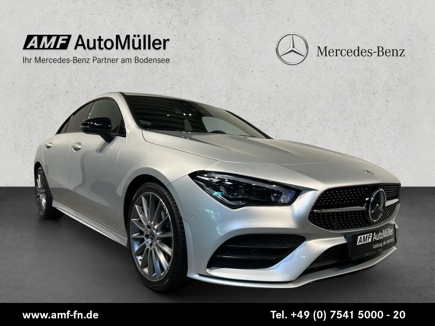 Mercedes-Benz CLA 200 CLA 200 Coupé AMG Line +KAMERA+MB-LED+AMBIENTE+ Silver - 1