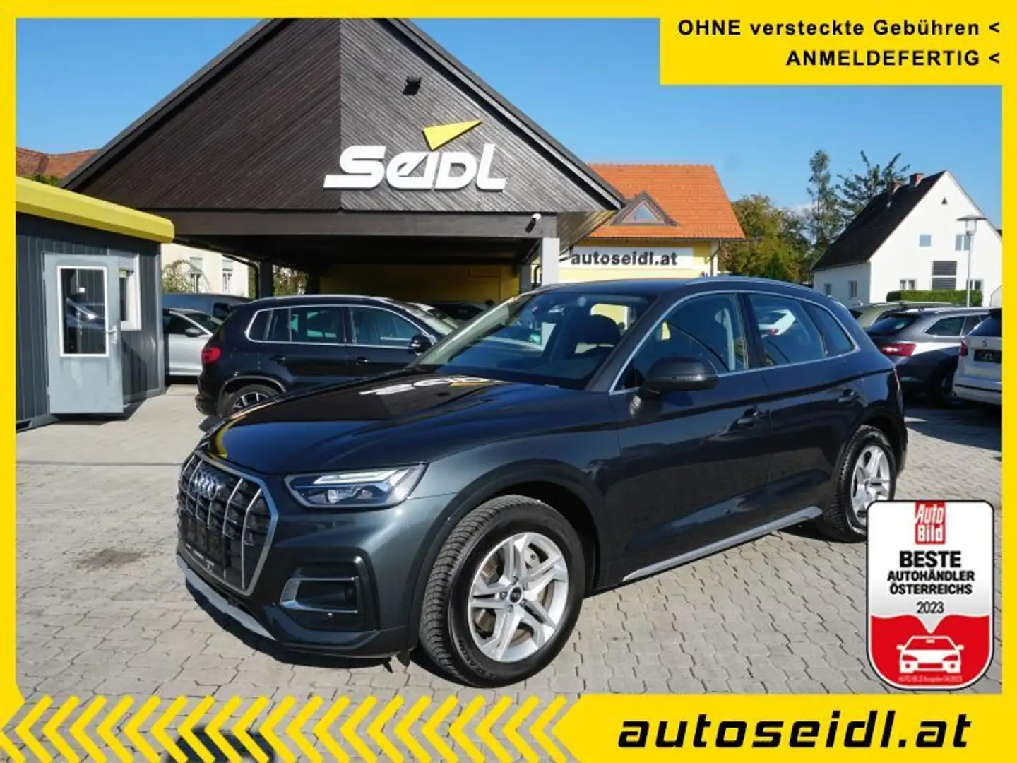 Audi Q5 35 TDI S-tronic *2022er+LEDER+LED* Grau - 1