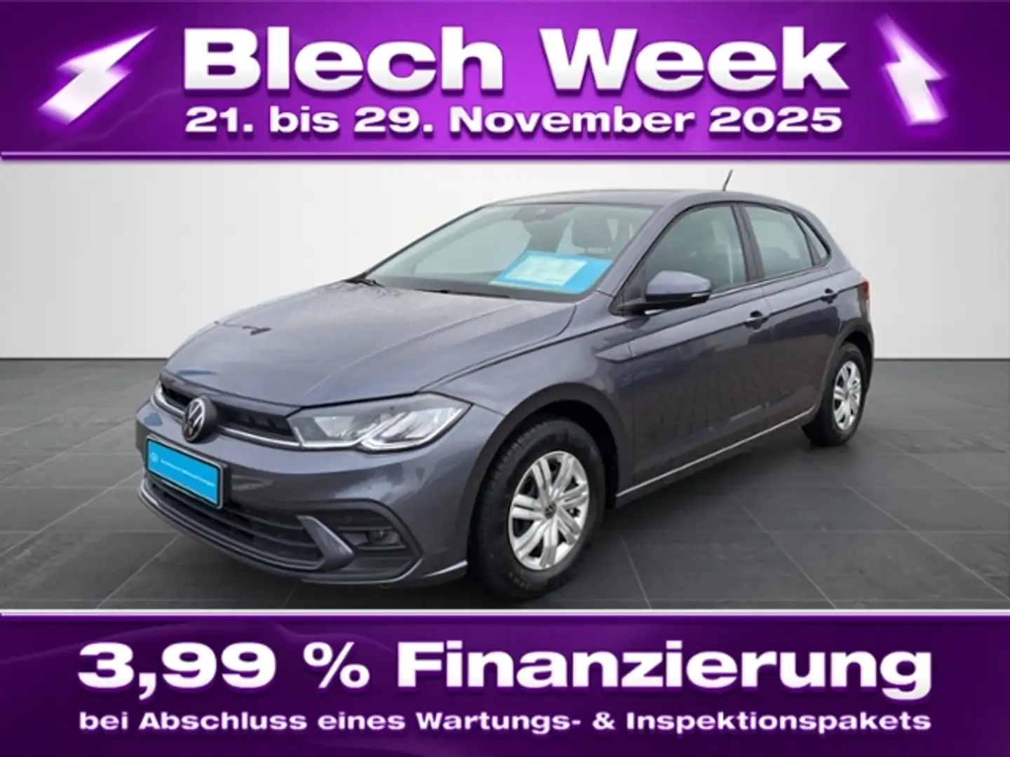 Volkswagen Polo 1.0 Fresh LED/App/Shz/Klima Gris - 1