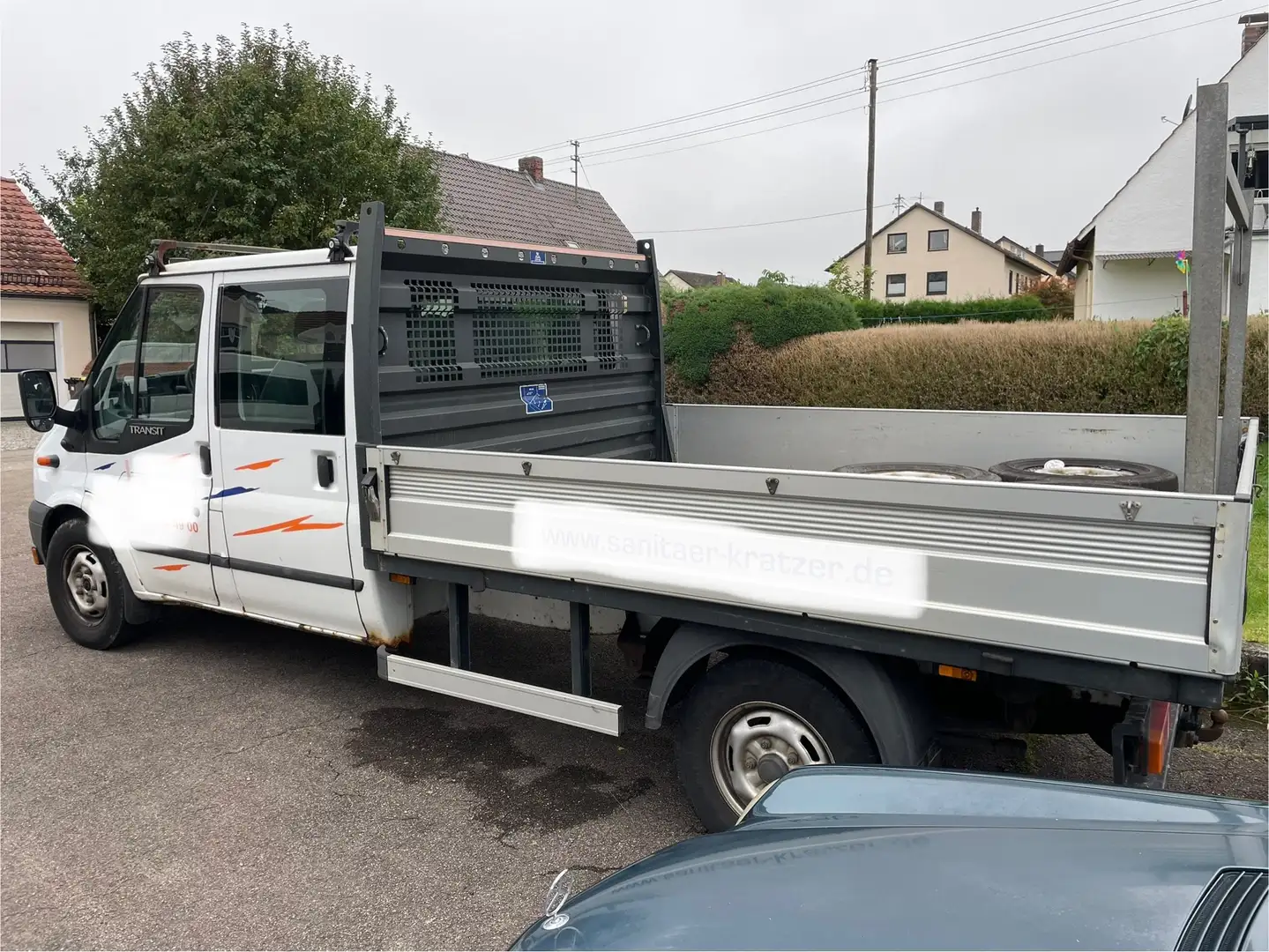 Ford Transit 350 DoKa Pritsche / 2.Hand / AHK / Scheckheft / Weiß - 2