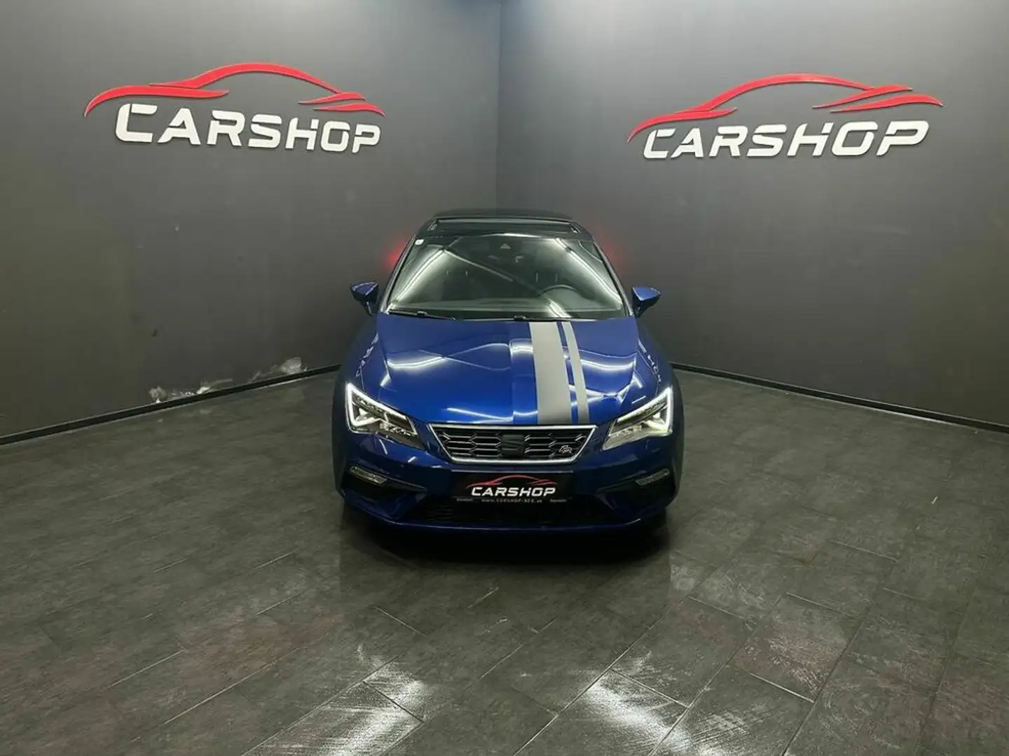 SEAT Leon FR DSG PANO Blau - 1
