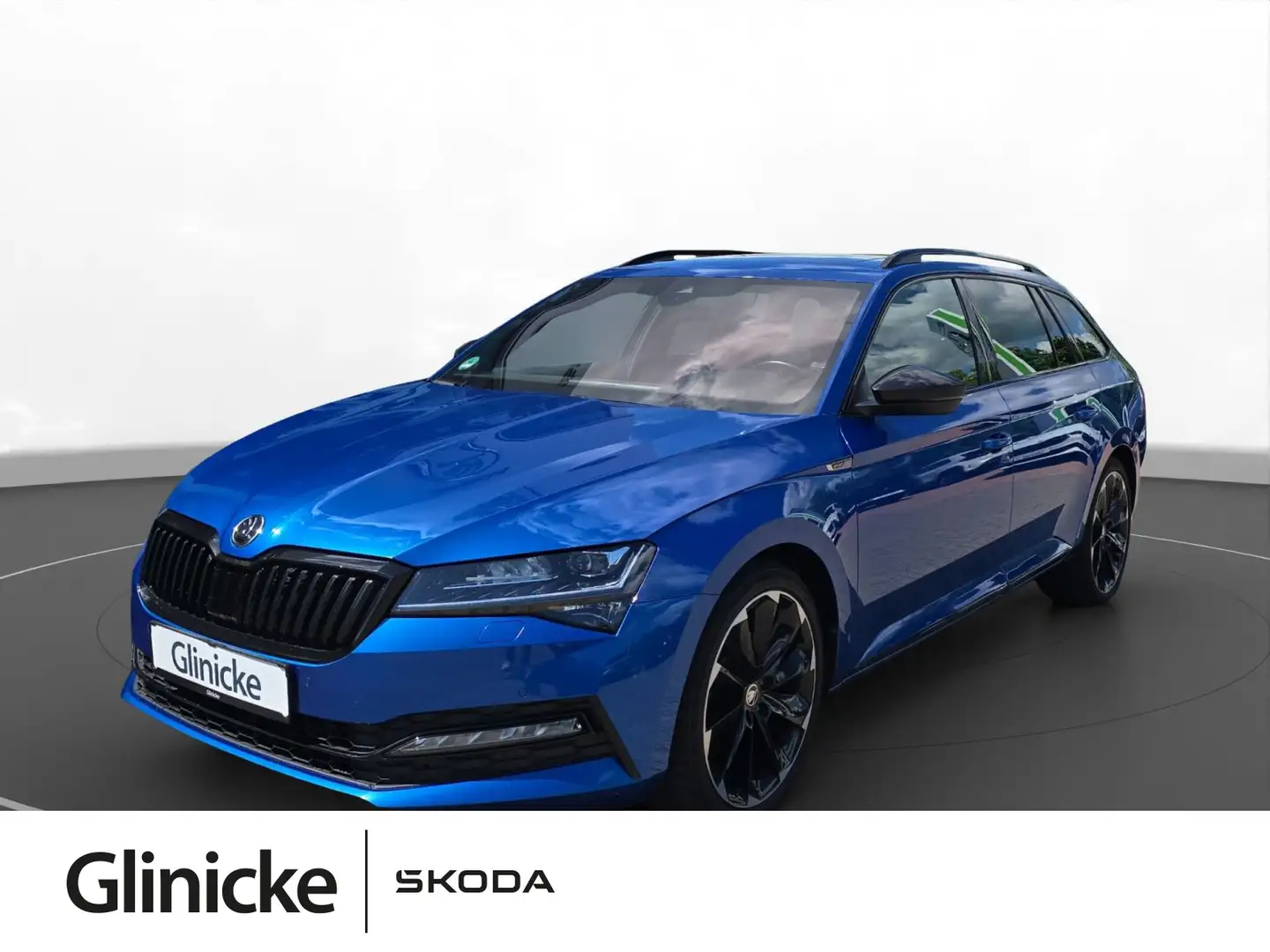 Skoda Superb Combi 2.0 TDI Sportline 4x4 Bleu - 1