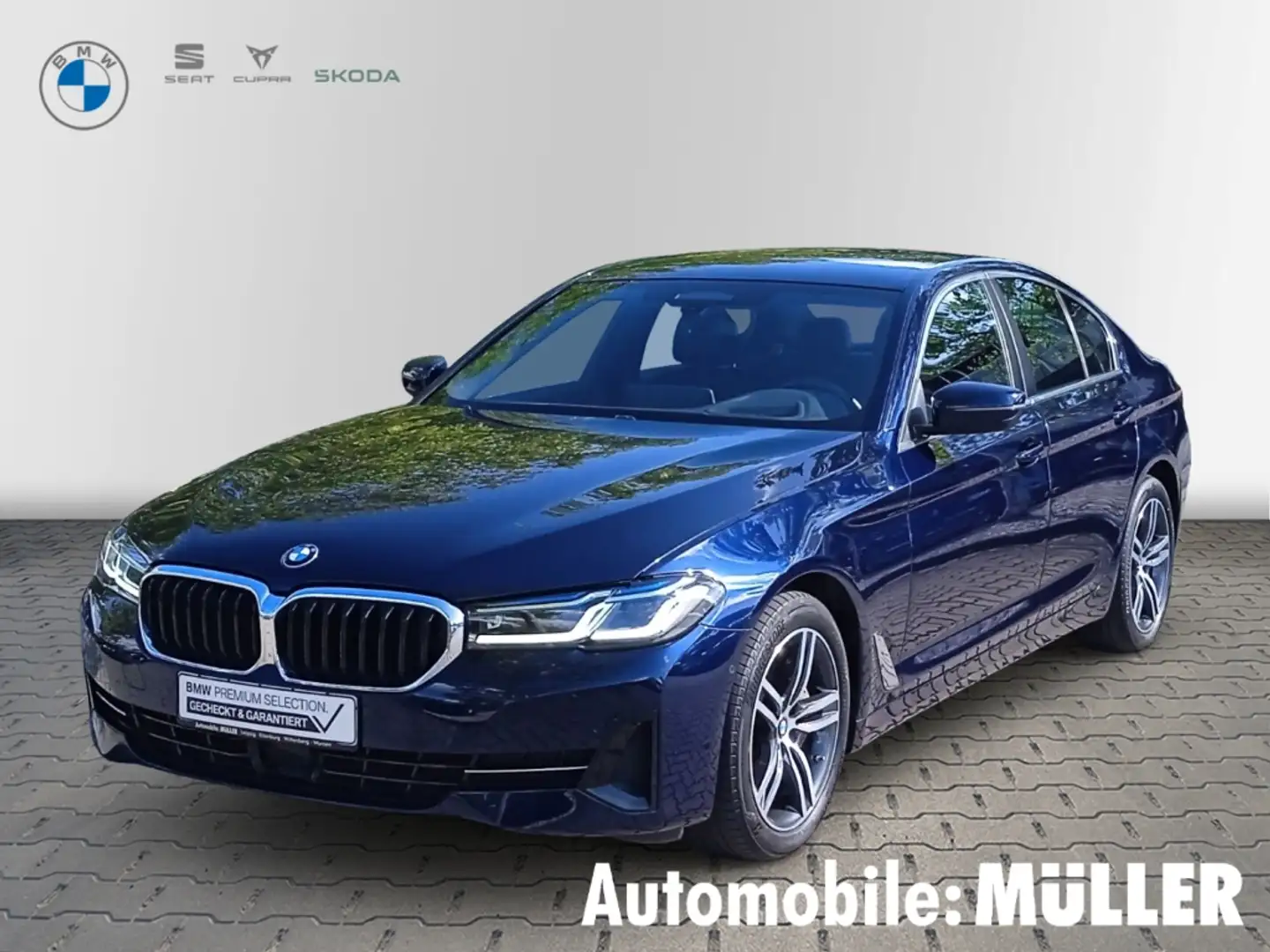 BMW 530 d xDrive Limousine*Laser*RFK*AHK*H&K*HuD*Keyless* Blau - 1