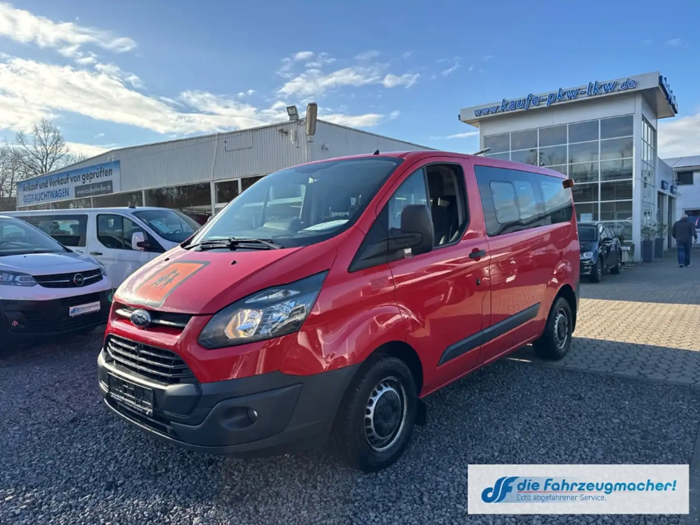 Ford Transit Custom Tourneo 300 L1  *2547 *EXPORT Rouge - 2