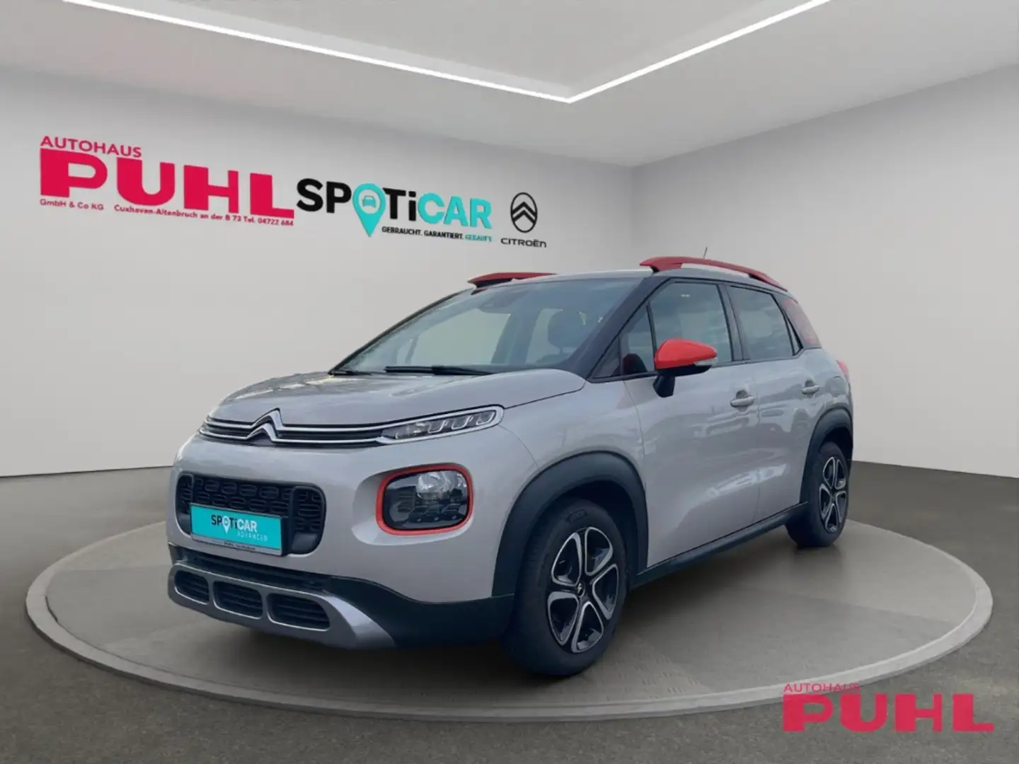 Citroen C3 Aircross 1,2 60 Kw (82)PsZahnr.neu Allwetterr.Garantie,Temp Beige - 2