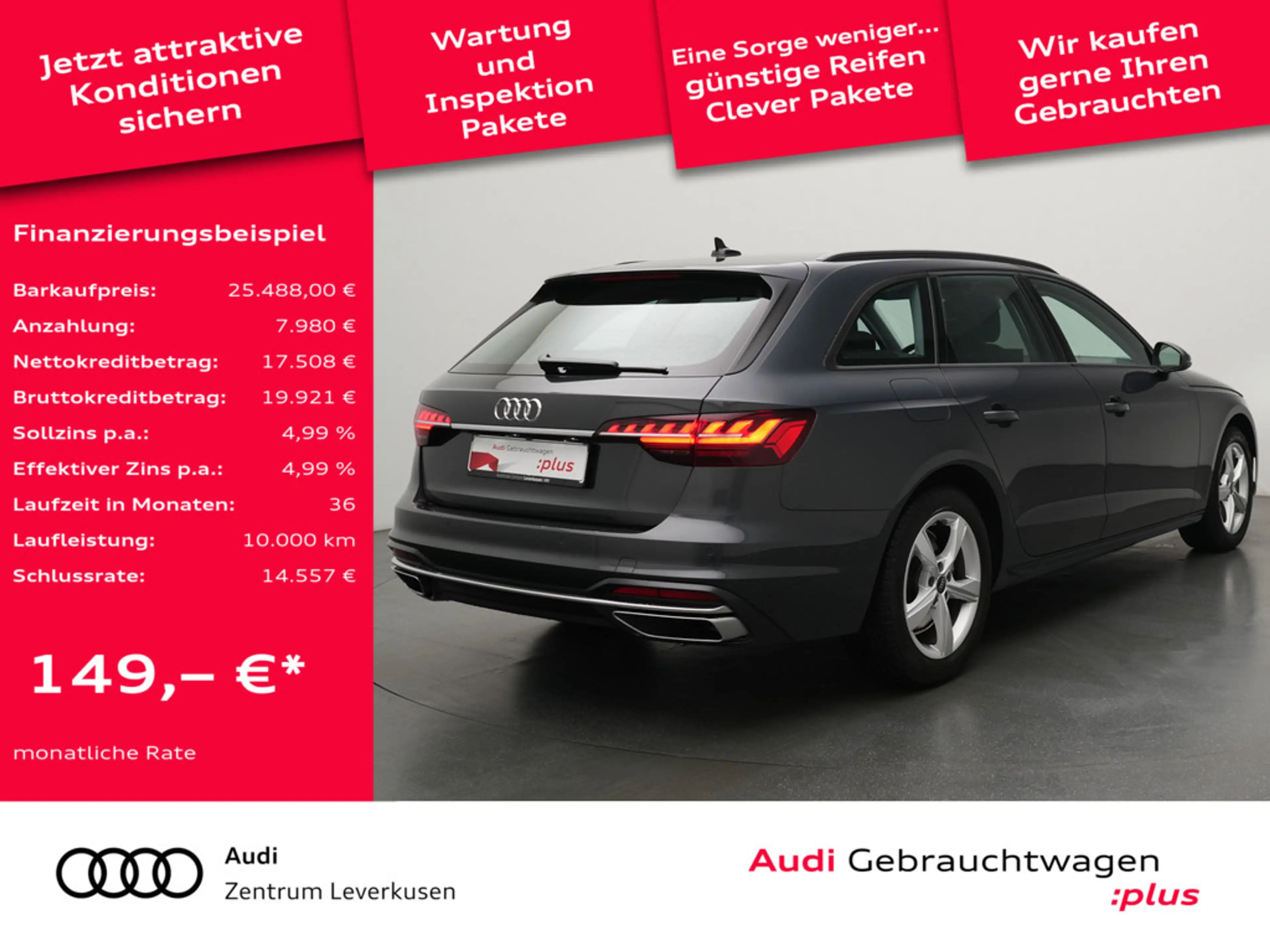 Audi A4 Avant advanced AHK ACC NAVI SHZ PDC LED — photo 2